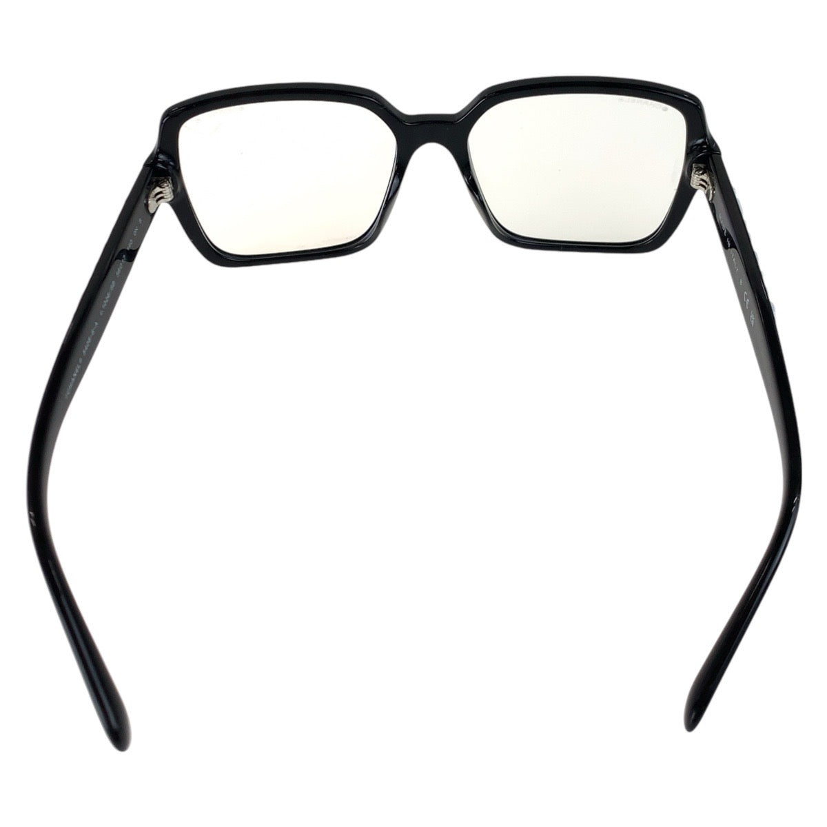14614
CHANEL シャネル スクエアシェイプ ブラック 黒 シルバー金具 プラスチック 5408 S A c.1026 15B 5617 140 サングラス メガネ 男女兼用 スクエア  レディース A54