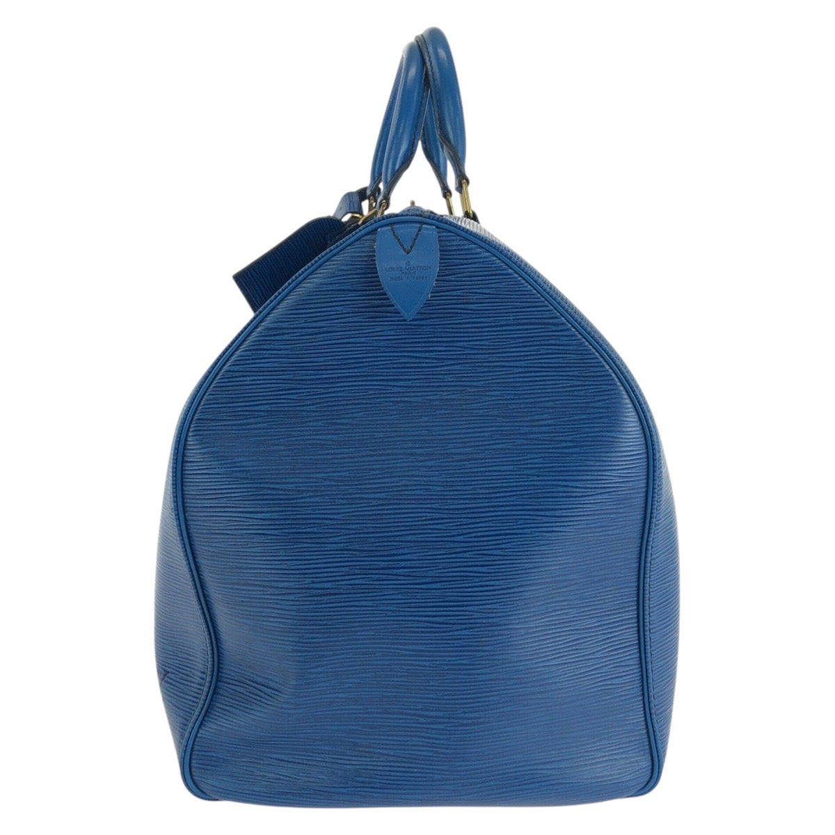 14618
LOUIS VUITTON ルイヴィトン エピ キーポル 50 ブルー ゴールド金具 レザー M42965 ボストンバッグ 男女兼用  レディース