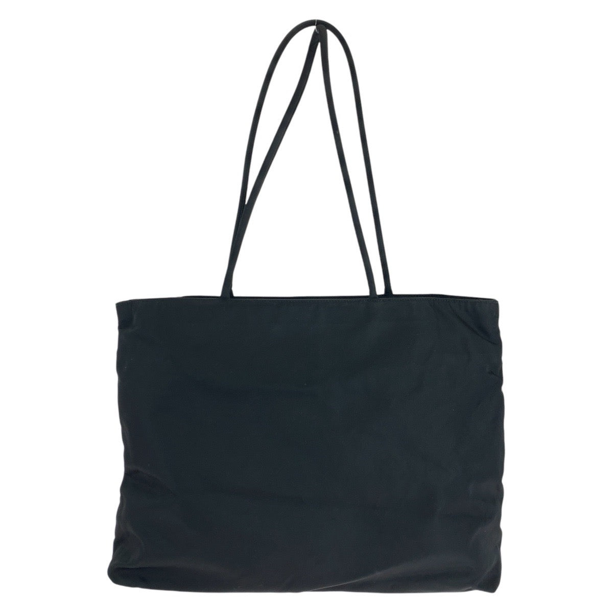 14622
PRADA プラダ テスート 三角ロゴプレート ブラック 黒 シルバー金具 ナイロン トートバッグ ショルダーバッグ  レディース
