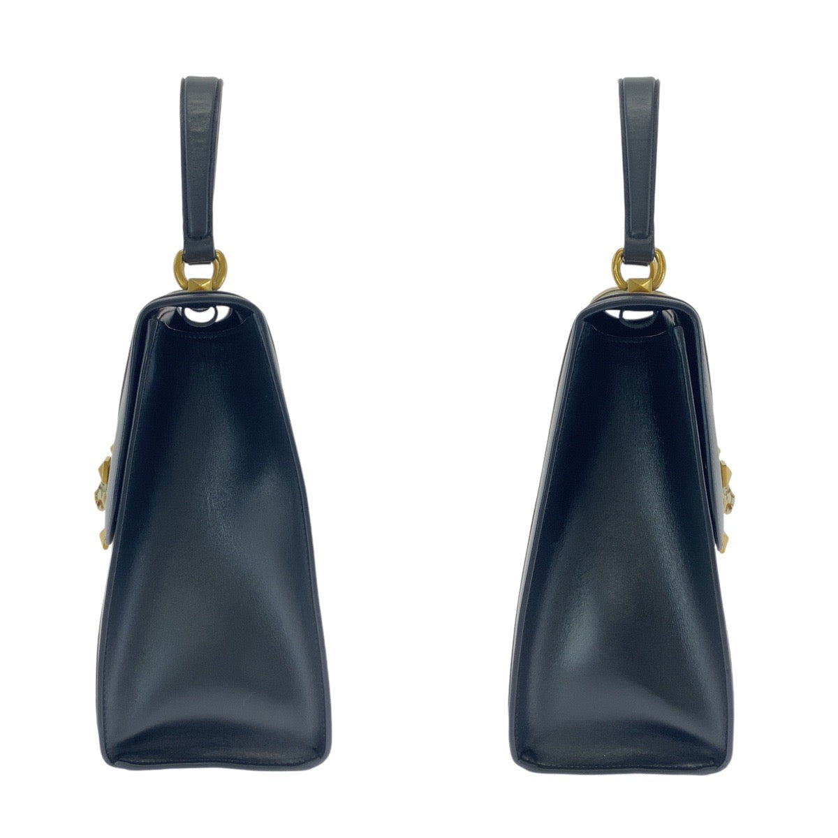 GUCCI グッチ キャットヘッド ブラック ゴールド GGスプリームキャンバス / レザー 4576435 ハンドバッグ ショルダーバッグ 2way  レディース