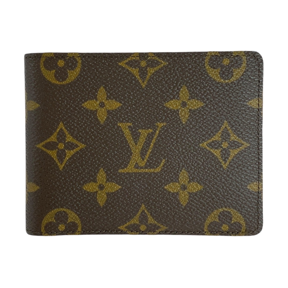 14633
LOUIS VUITTON ルイヴィトン モノグラム ポルトフォイユ ミュルティプル ブラウン PVC M60895 折財布 コンパクトウォレット  メンズ
