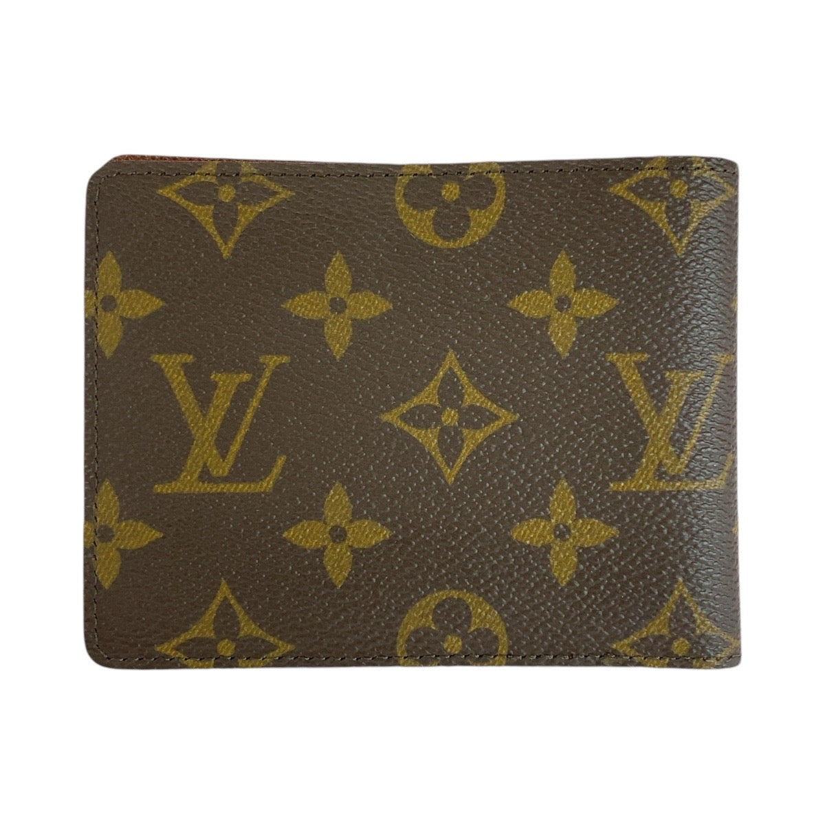 14633
LOUIS VUITTON ルイヴィトン モノグラム ポルトフォイユ ミュルティプル ブラウン PVC M60895 折財布 コンパクトウォレット  メンズ