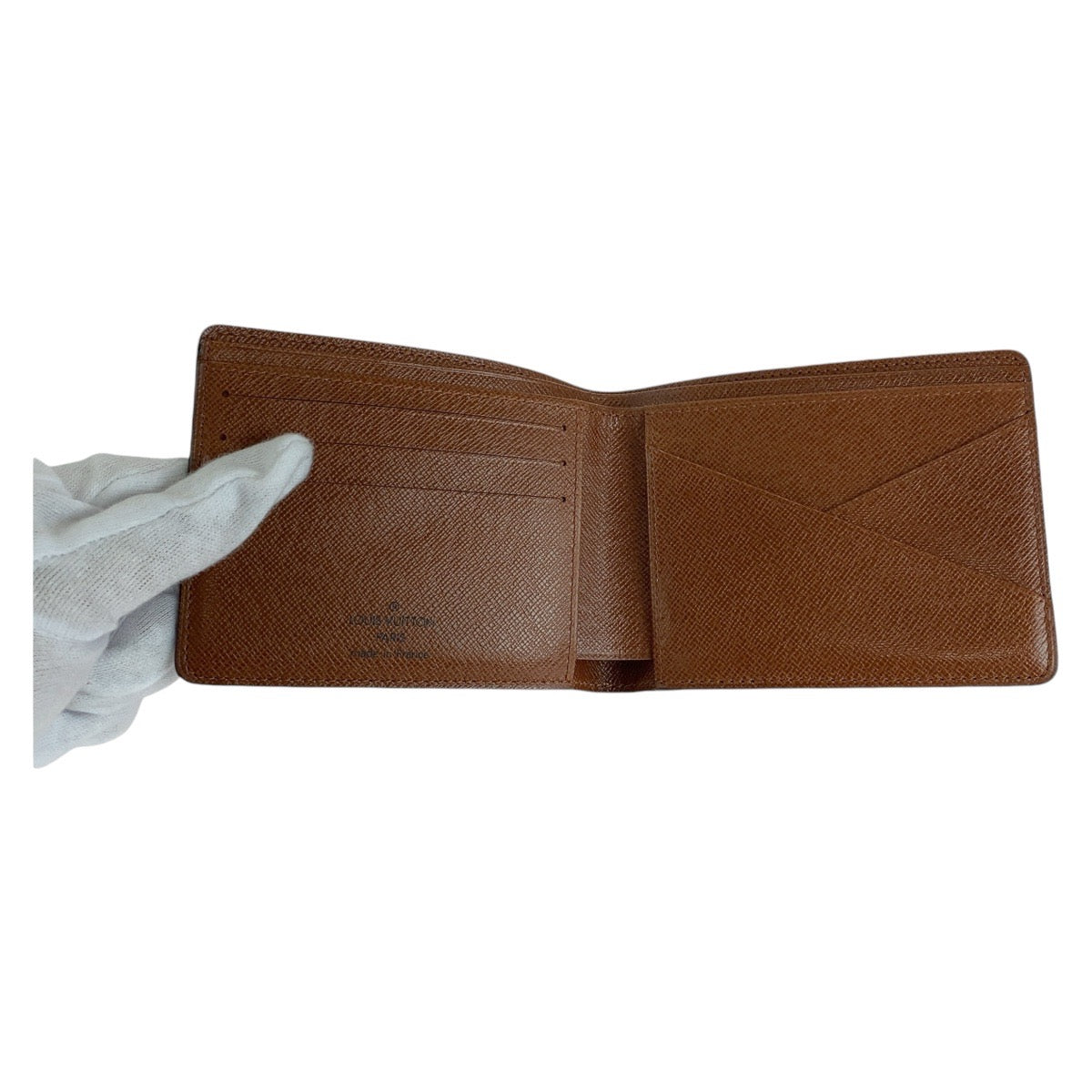 14633
LOUIS VUITTON ルイヴィトン モノグラム ポルトフォイユ ミュルティプル ブラウン PVC M60895 折財布 コンパクトウォレット  メンズ
