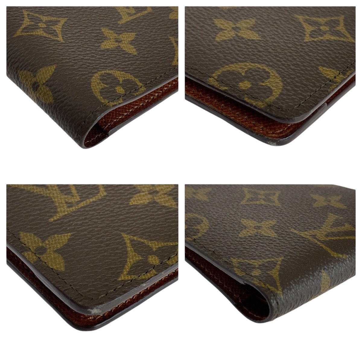 14633
LOUIS VUITTON ルイヴィトン モノグラム ポルトフォイユ ミュルティプル ブラウン PVC M60895 折財布 コンパクトウォレット  メンズ