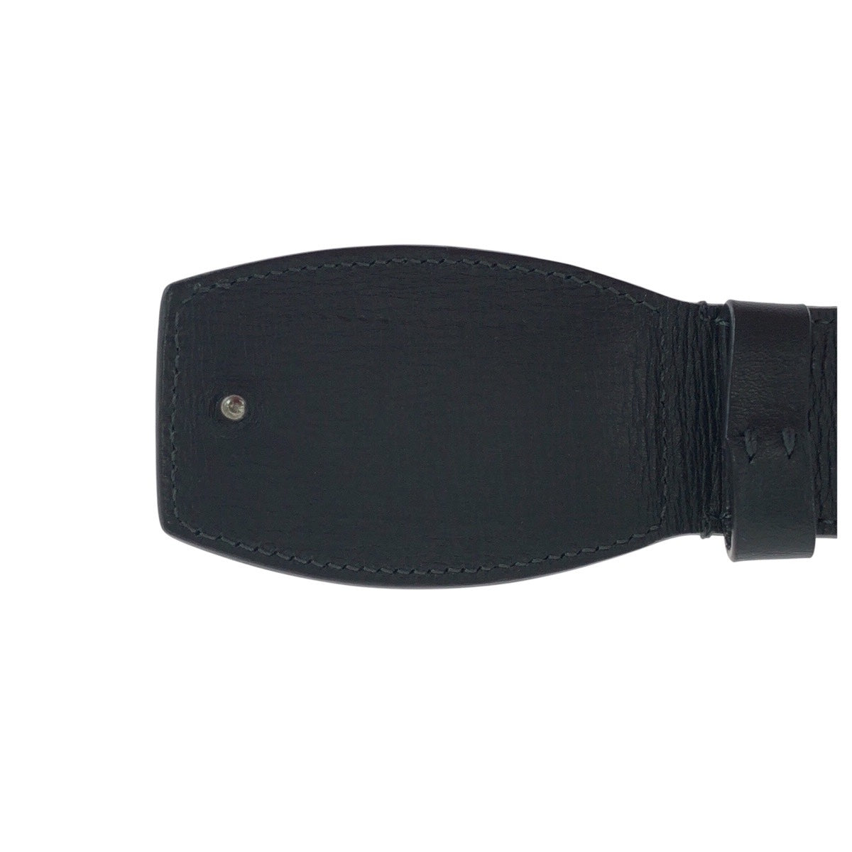 14644
LOUIS VUITTON ルイヴィトン 90cm/36インチ ブラック 黒 シルバー金具 レザー M9759 ベルト  メンズ