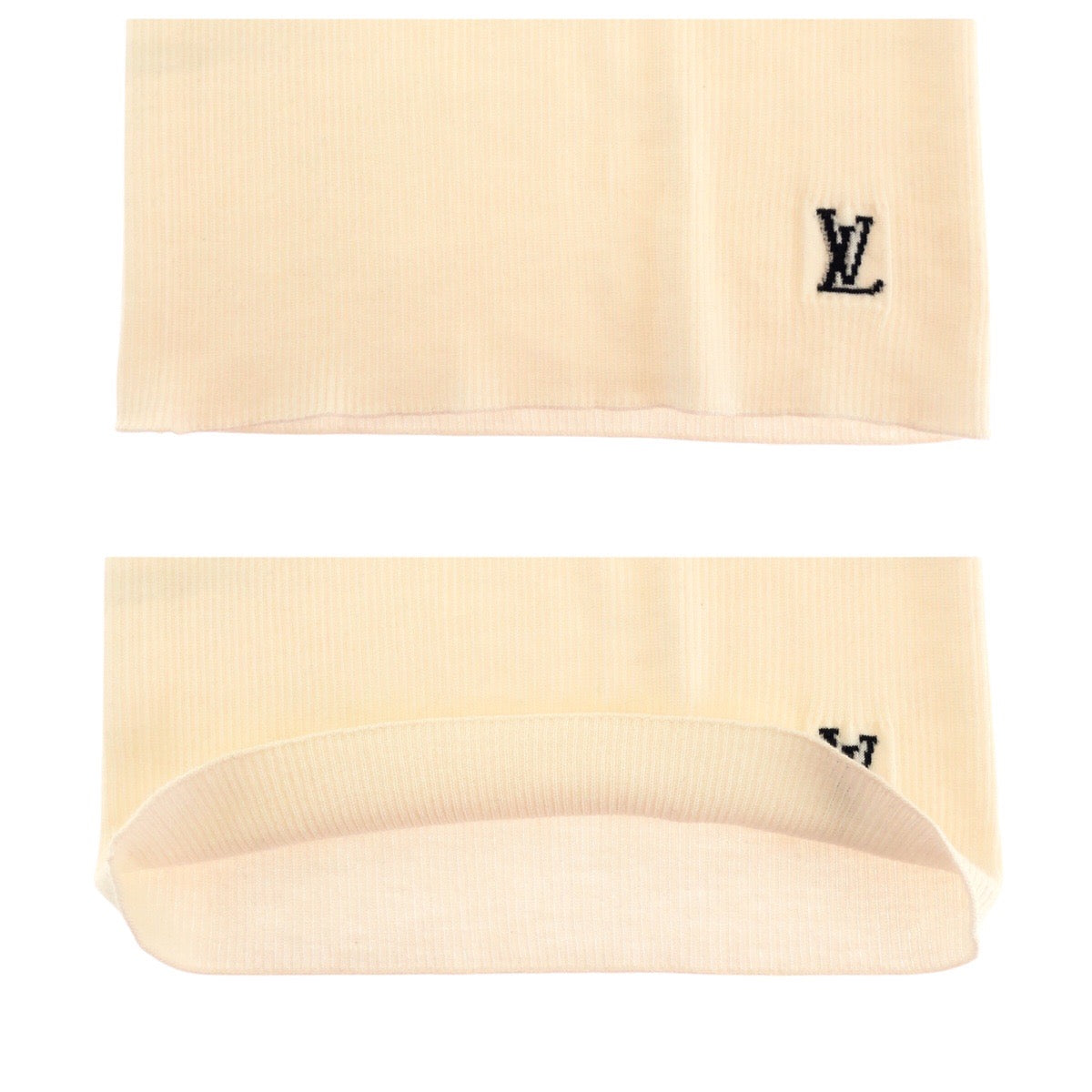 14651
LOUIS VUITTON ルイヴィトン サイズXS オフホワイト クリーム ウール / シルク RW191W IQS FGKL22 セーター タートルネック  レディース