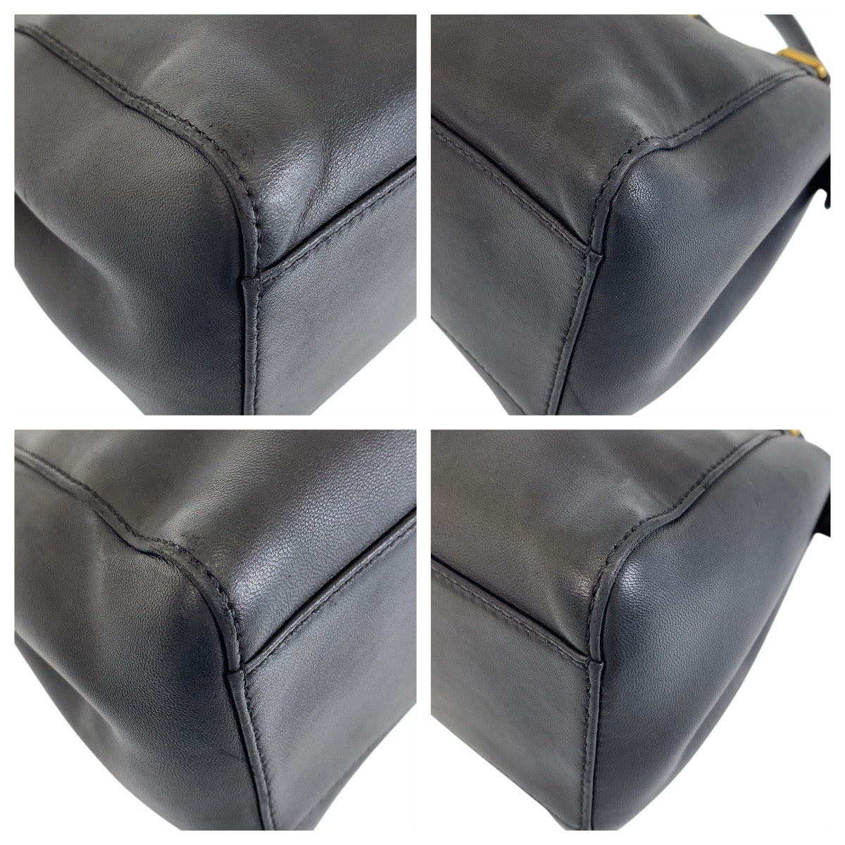 14652
FENDI フェンディ ピーカブー ミニ ブラック 黒 ゴールド金具 レザー ハンドバッグ ショルダーバッグ 2way  レディース