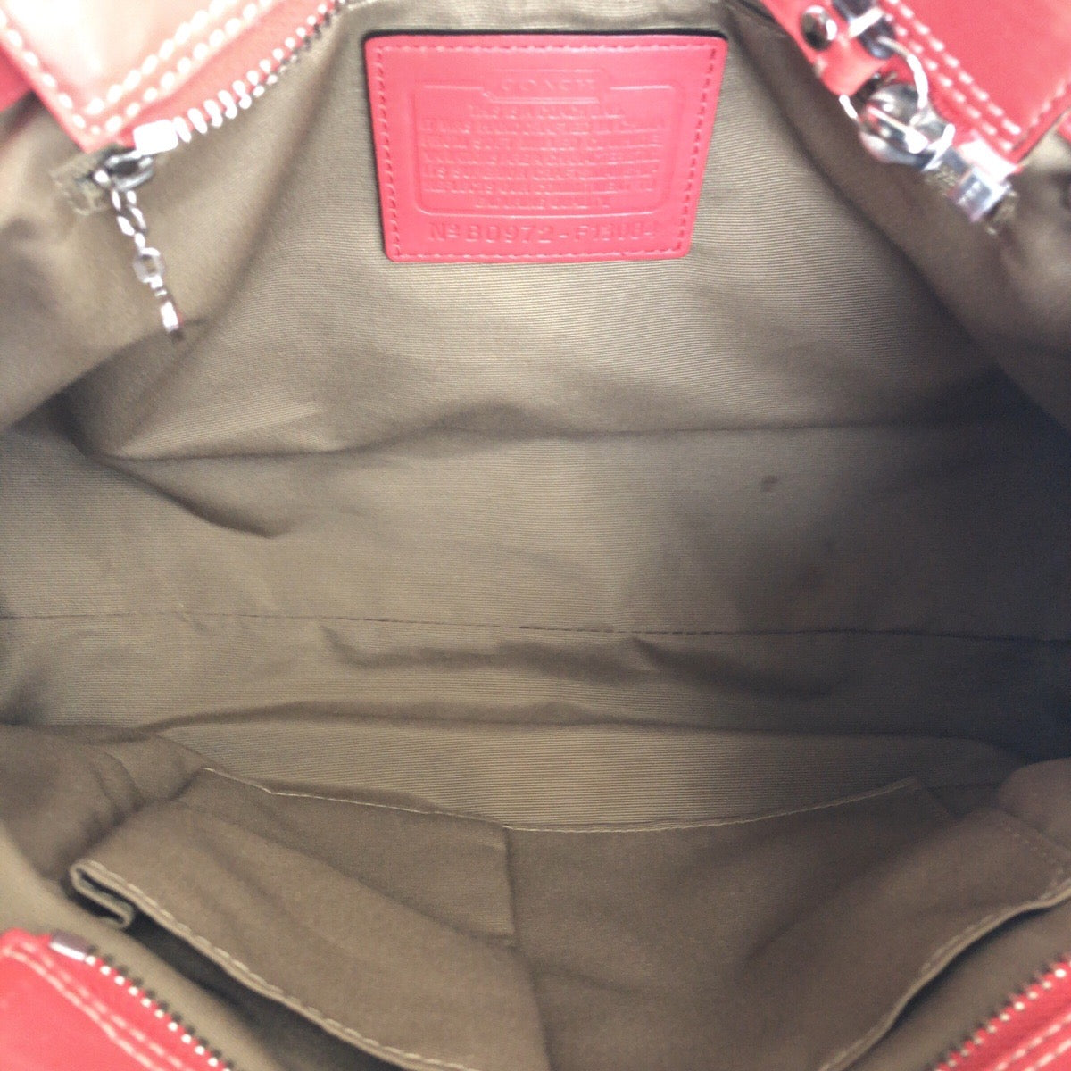 14659
COACH コーチ ピンク シルバー金具 レザー トートバッグ ショルダーバッグ  レディース AB5