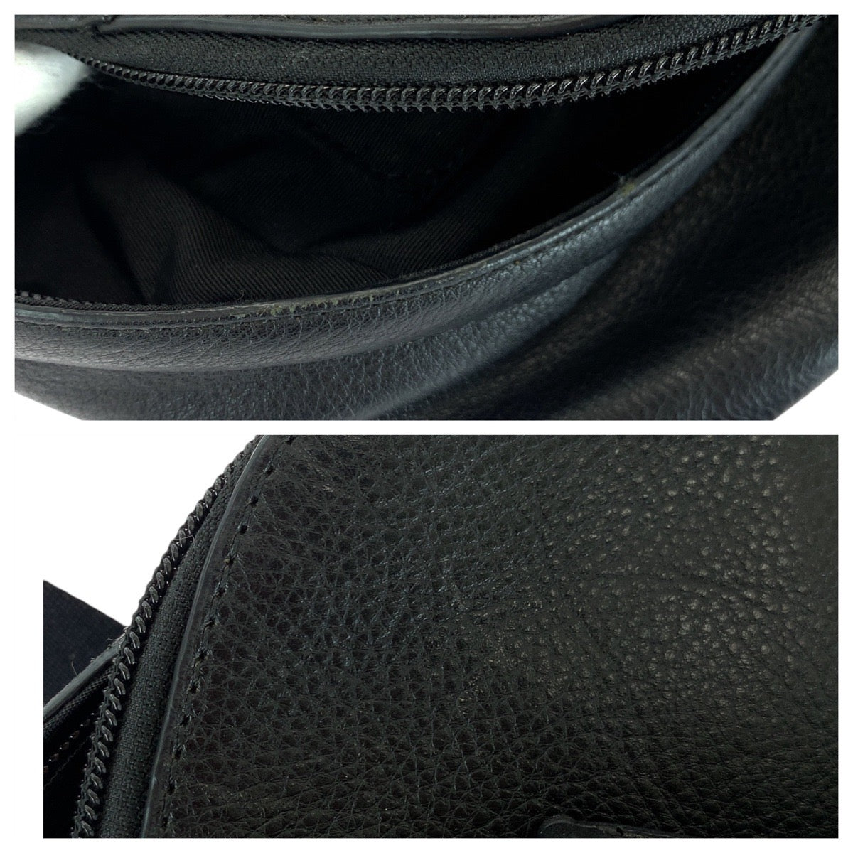 14660
COACH コーチ ブラック 黒 レザー F71751 ボディバッグ ショルダーバッグ  メンズ
