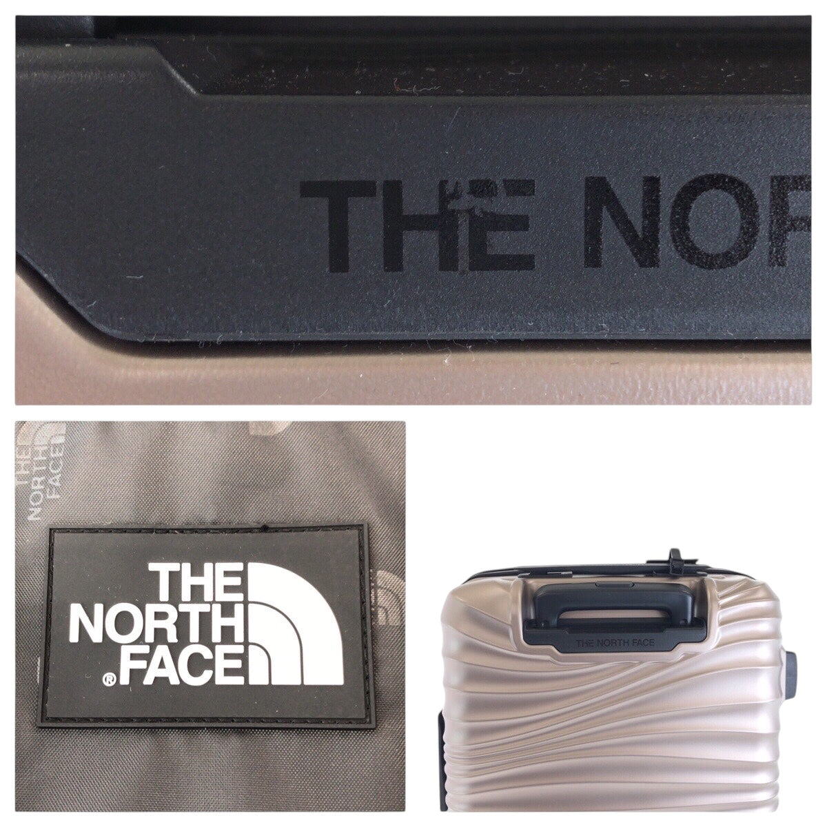 14662
THE NORTH FACE ザ ノースフェイス 20インチ/Sサイズ ゴールドベージュ ブラック プラスチック / ポリエステル NN24P81 TNF P/C WHEELER 20 キャリーケース  メンズ