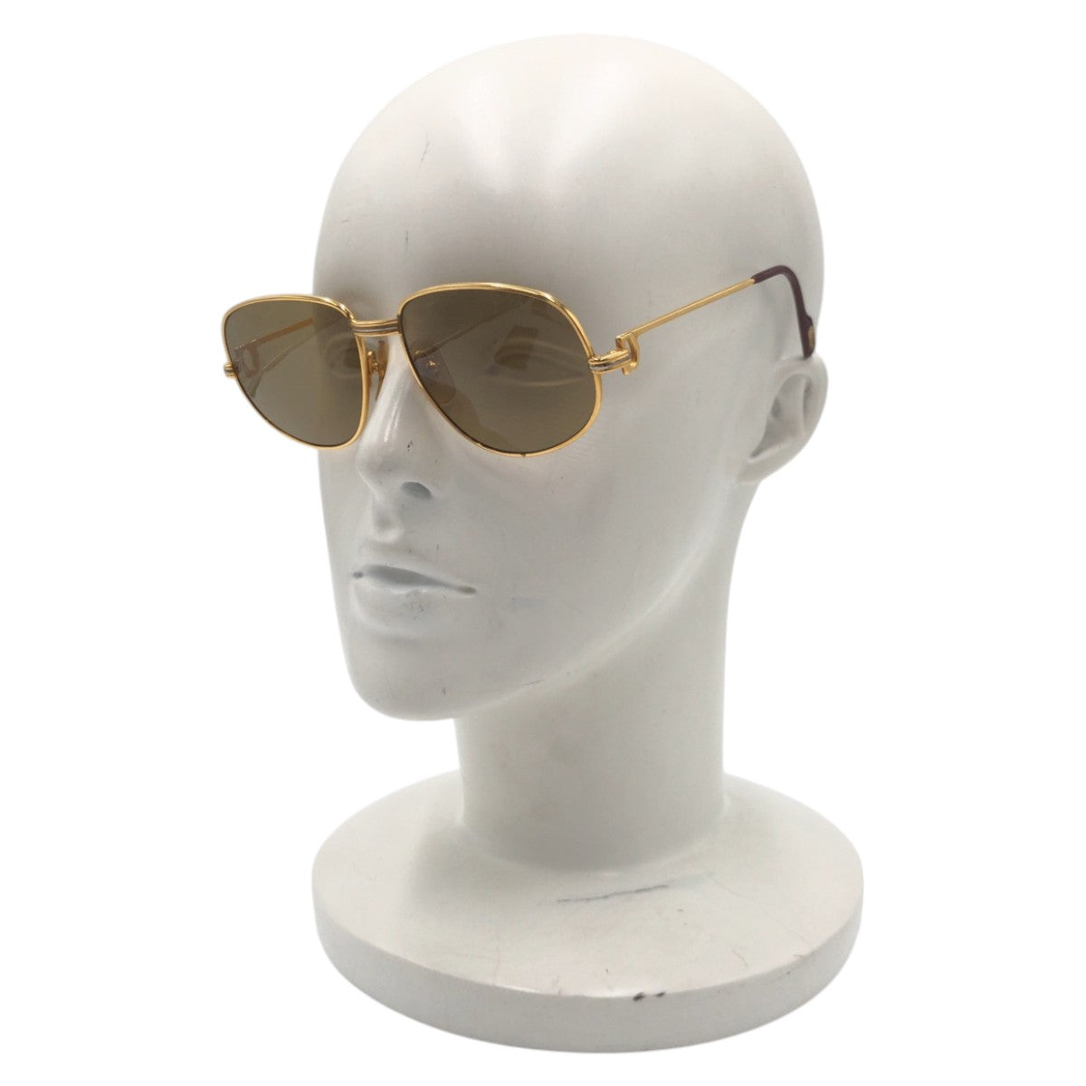 14665
CARTIER カルティエ トリニティ ゴールド ブラウン メタル 5616 130 サングラス 男女兼用 ティアドロップ  メンズ