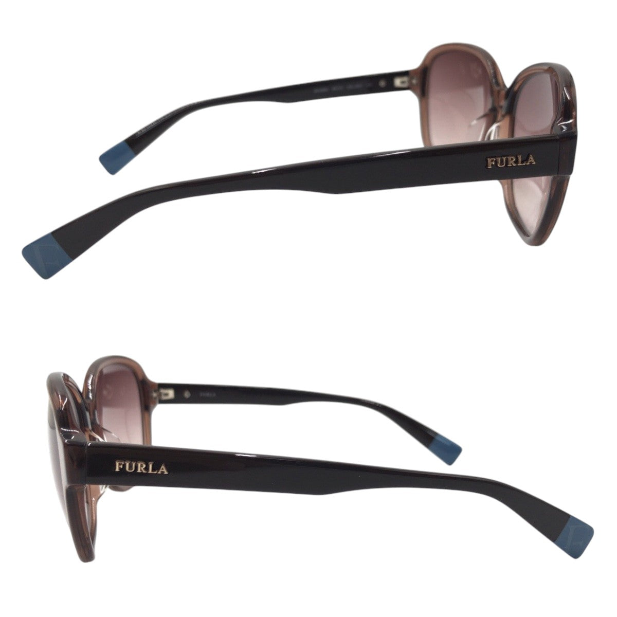 14668
Furla フルラ ブラウン プラスチック SFU286J 5615 COL.0D57 135 サングラス バタフライ レディース ABP5