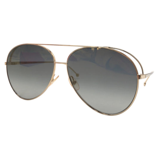 14672
FENDI フェンディ ゴールド ブラック 黒 メタル FF0286/S J5GFQ 6313 135 サングラス 男女兼用 ティアドロップ  メンズ