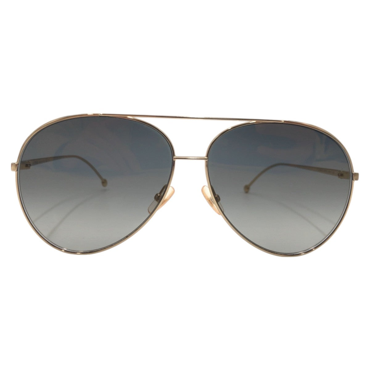 14672
FENDI フェンディ ゴールド ブラック 黒 メタル FF0286/S J5GFQ 6313 135 サングラス 男女兼用 ティアドロップ  メンズ