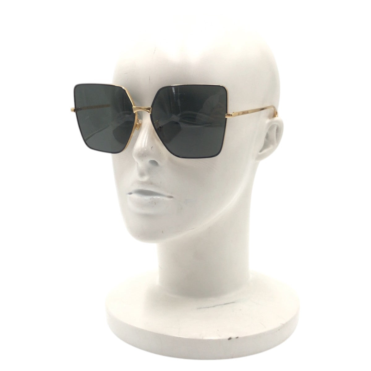 14673
GUCCI グッチ GGロゴ 男女兼用 ブラック 黒 ゴールド メタル GG0436S 002 6114 140 cat.3 サングラス バタフライ  レディース