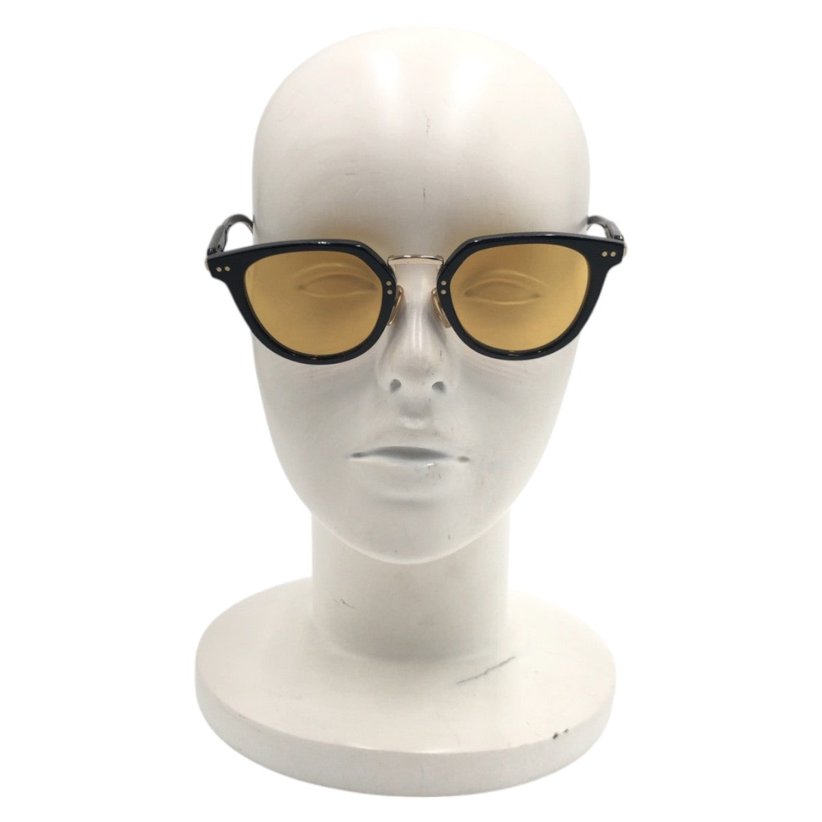 14674
PRADA プラダ 男女兼用 イエロー ブラック 黒 プラスチック SPR17Y 4922 AAV 07M 140 1M サングラス ウェリントン  メンズ