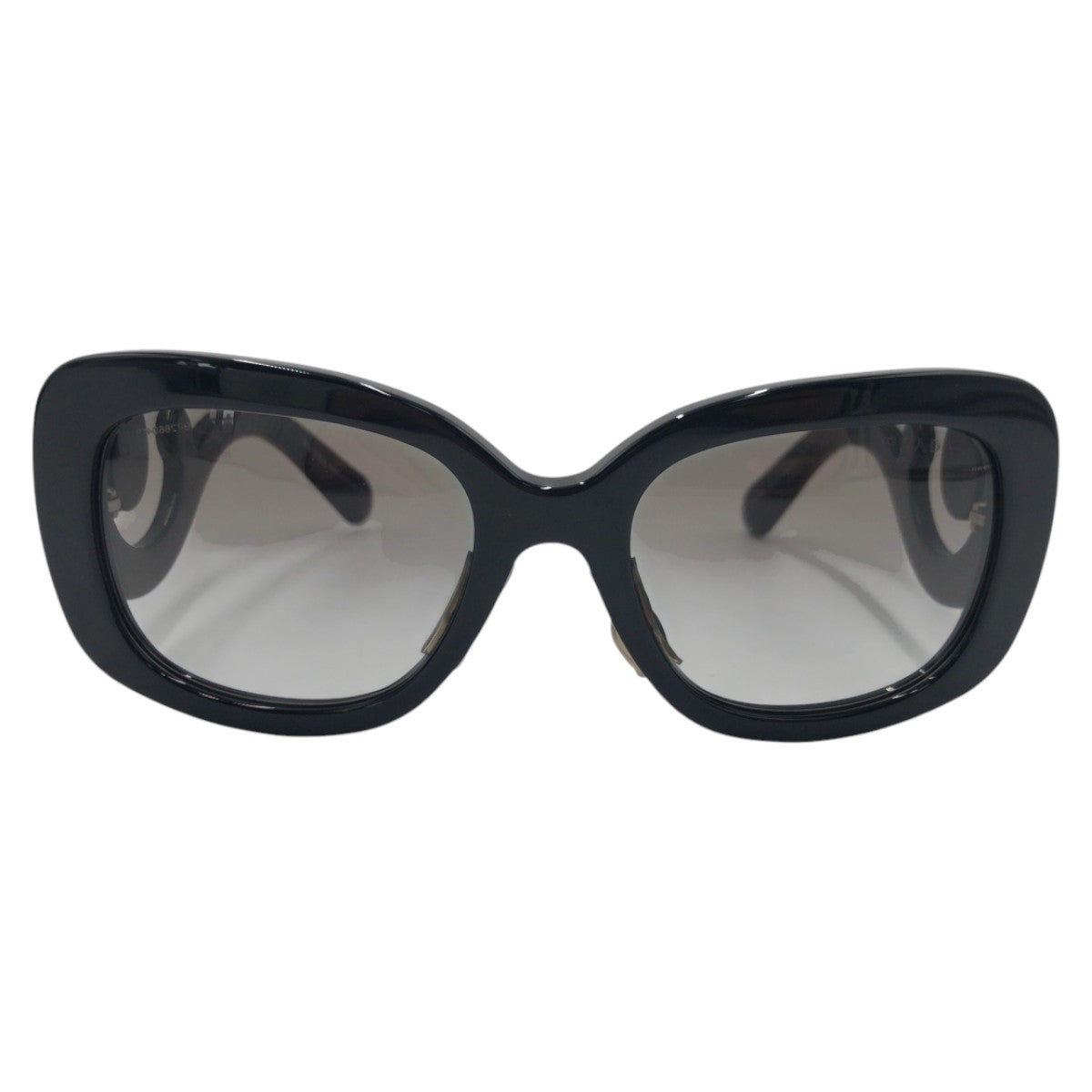 14675
PRADA プラダ ミニマル バロック ブラック 黒 プラスチック SPR270 5419 1AB 3M1 135 2N サングラス スクエア  レディース