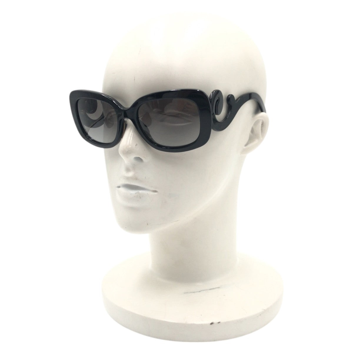 14675
PRADA プラダ ミニマル バロック ブラック 黒 プラスチック SPR270 5419 1AB 3M1 135 2N サングラス スクエア  レディース