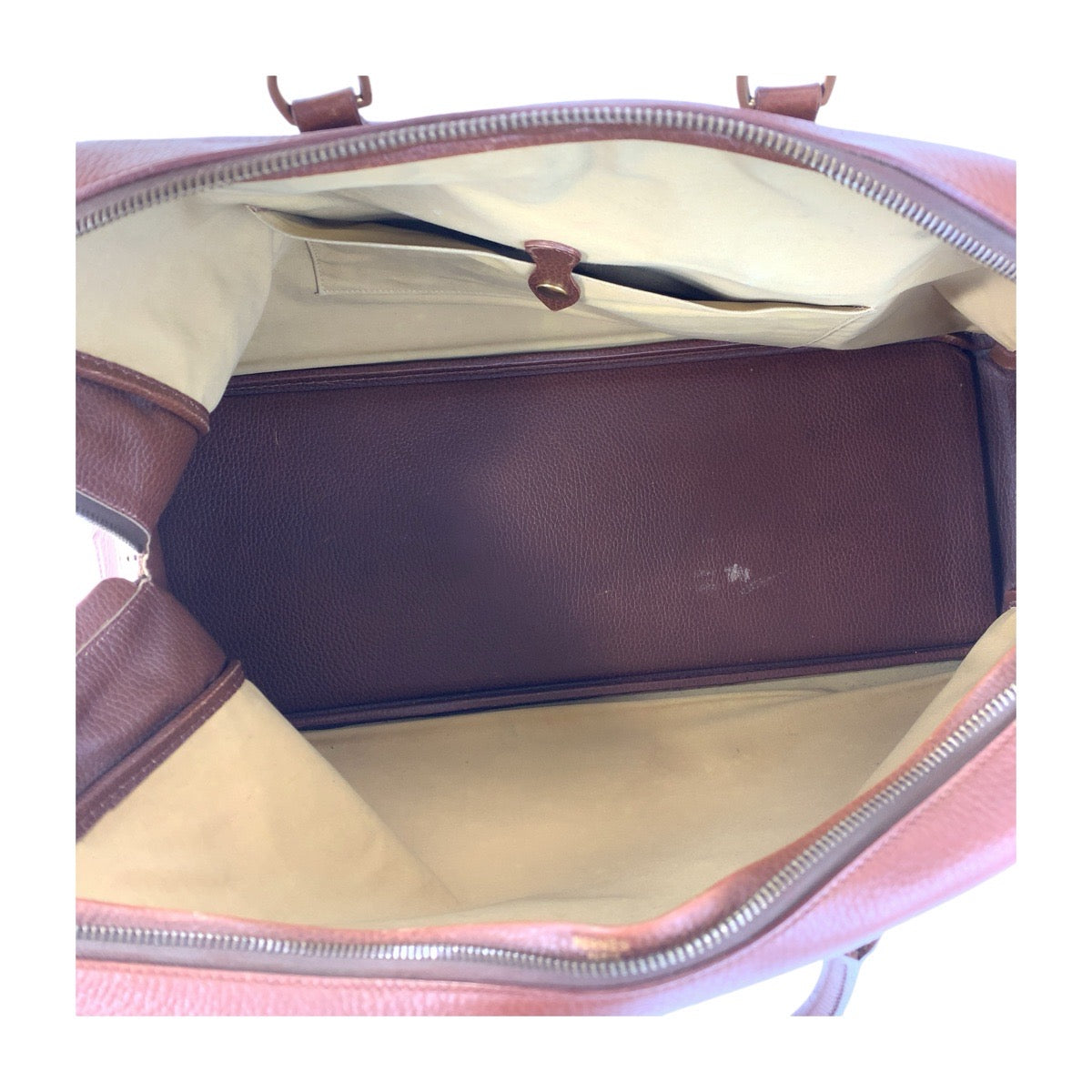14677
HERMES エルメス ヴィンテージ サンプロン ブラウン ゴールド金具 アルデンヌ ボストンバッグ ハンドバッグ 男女兼用 〇Y刻印  レディース