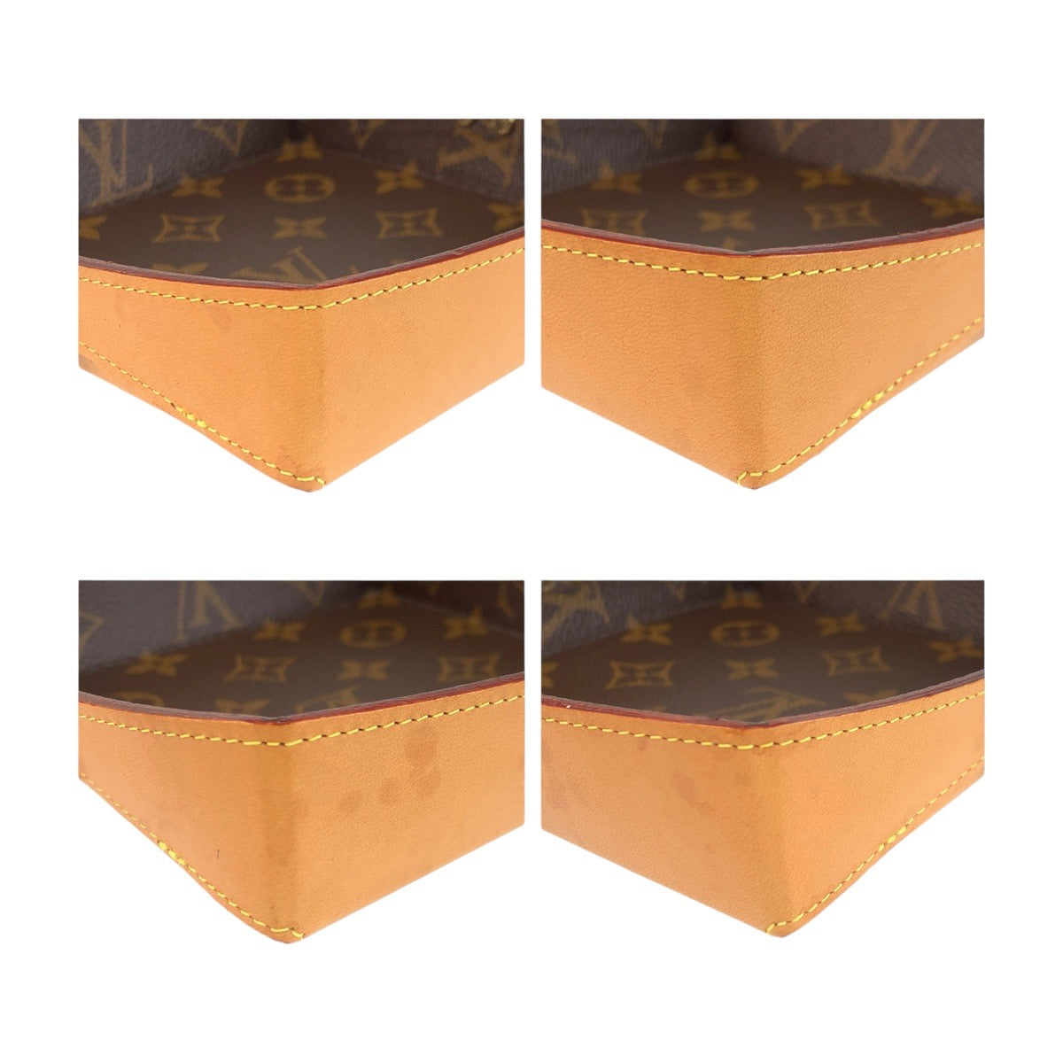 14679
LOUIS VUITTON ルイヴィトン モノグラム ブラウン PVC / レザー アクセサリートレイ 小物れ ケース 男女兼用  メンズ