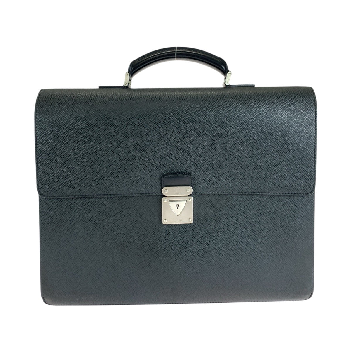 14681
LOUIS VUITTON ルイヴィトン タイガ ロブスト2 ブラック 黒 アルドワーズ シルバー金具 レザー M31042 ビジネスバッグ ブリーフケース  メンズ