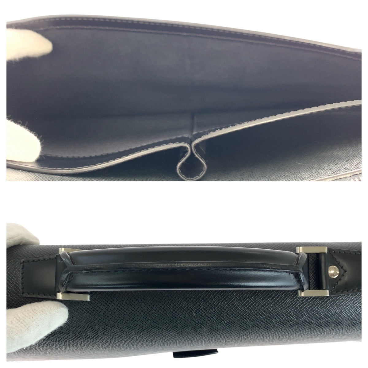 14681
LOUIS VUITTON ルイヴィトン タイガ ロブスト2 ブラック 黒 アルドワーズ シルバー金具 レザー M31042 ビジネスバッグ ブリーフケース  メンズ