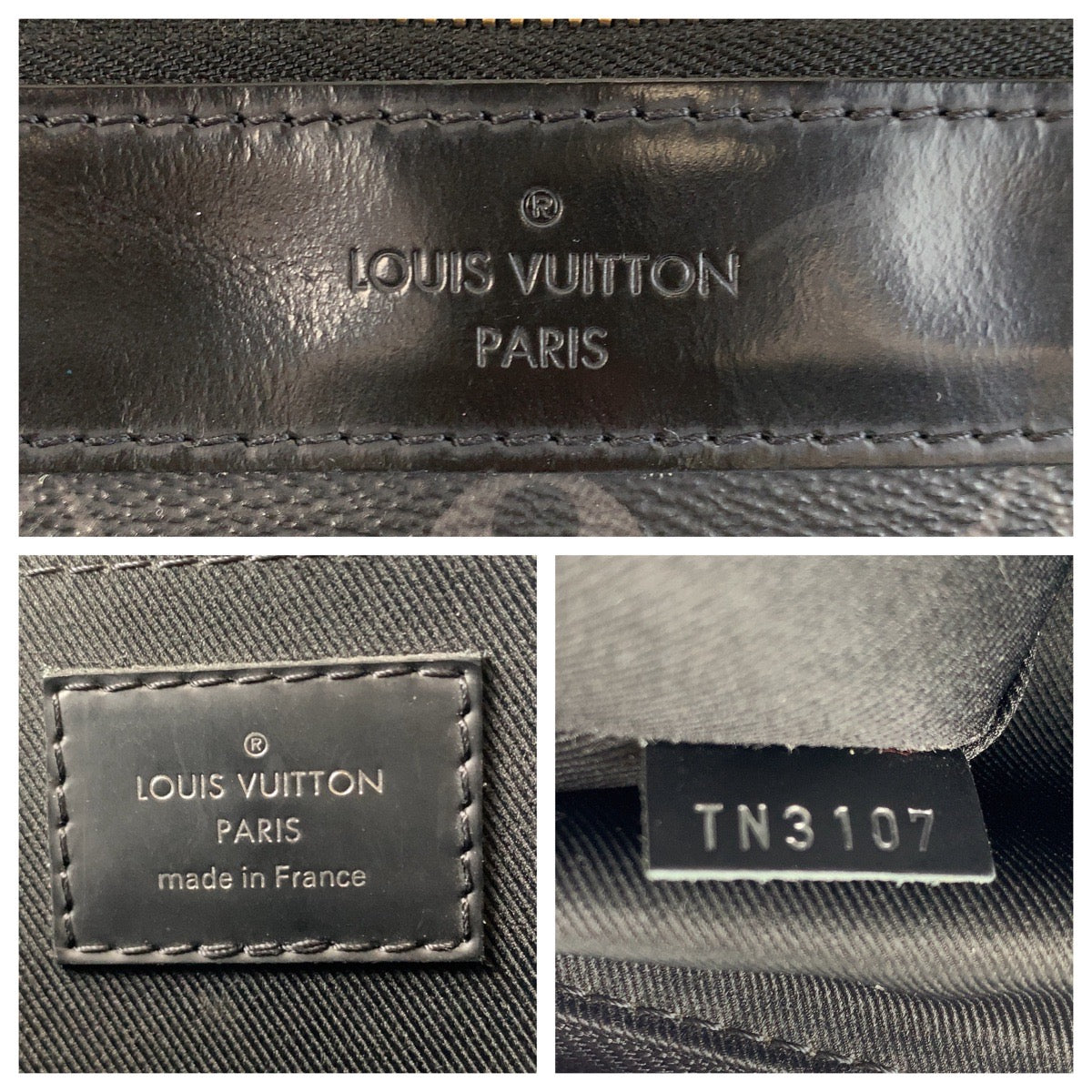 14683
LOUIS VUITTON ルイヴィトン モノグラム エクリプス ポシェット ディスカバリー ブラック 黒 シルバー金具 PVC M62291 クラッチバッグ セカンドバッグ  メンズ