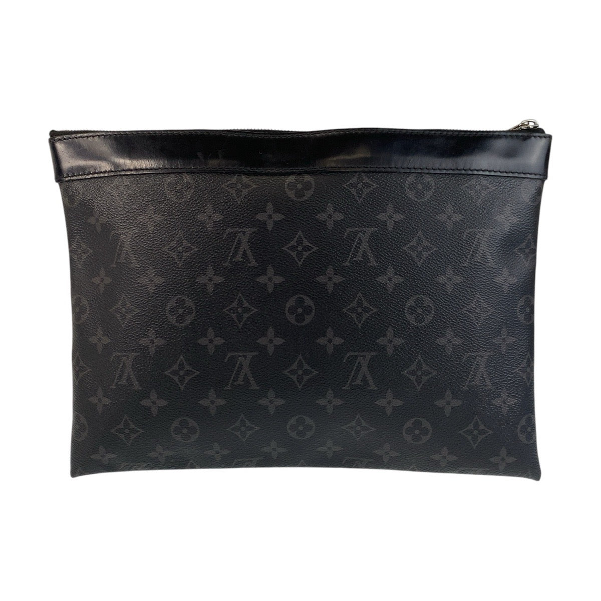 14683
LOUIS VUITTON ルイヴィトン モノグラム エクリプス ポシェット ディスカバリー ブラック 黒 シルバー金具 PVC M62291 クラッチバッグ セカンドバッグ  メンズ