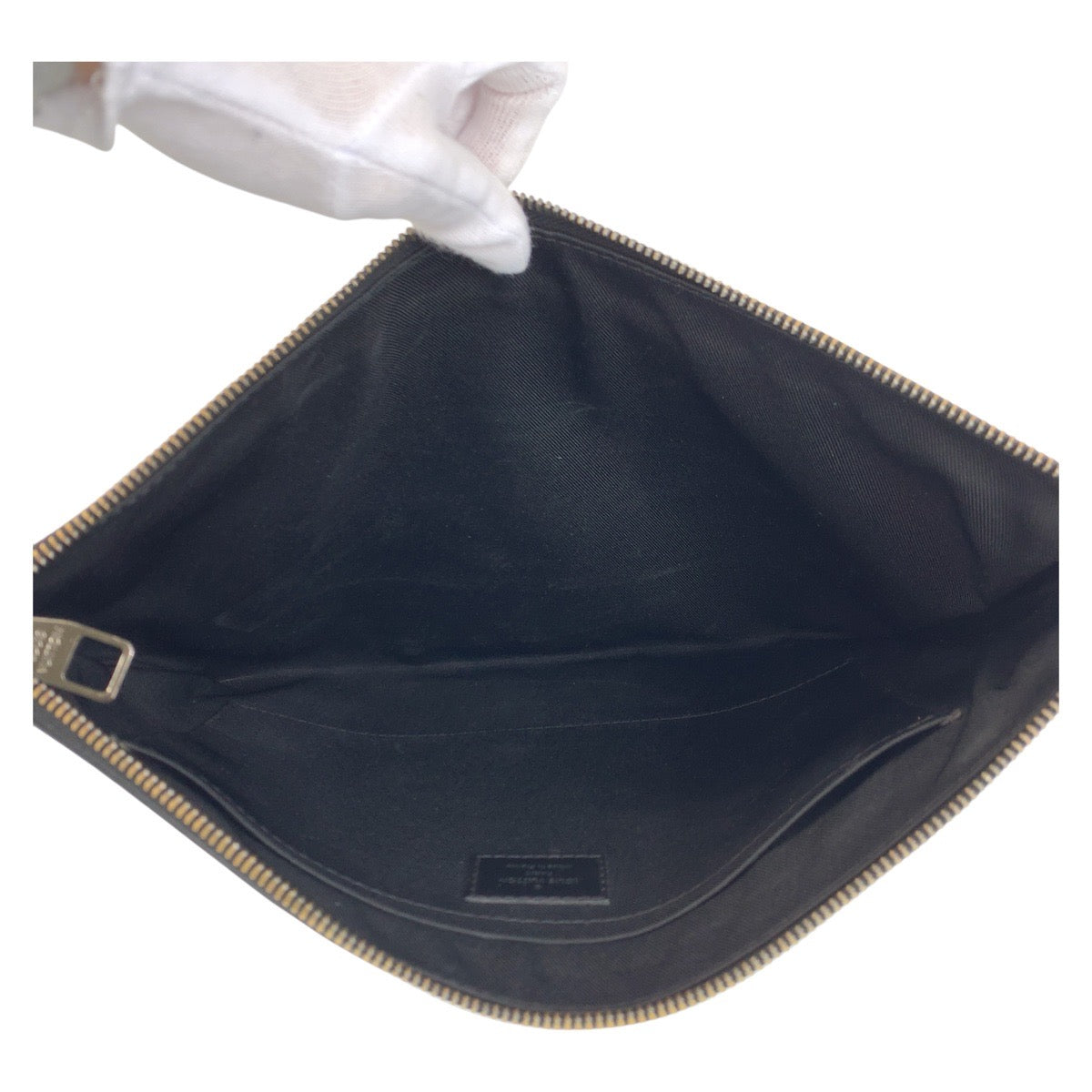 14683
LOUIS VUITTON ルイヴィトン モノグラム エクリプス ポシェット ディスカバリー ブラック 黒 シルバー金具 PVC M62291 クラッチバッグ セカンドバッグ  メンズ