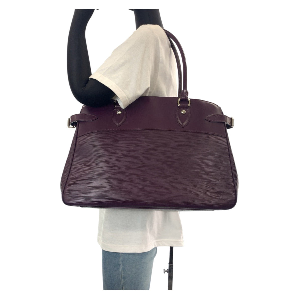 14684
LOUIS VUITTON ルイヴィトン エピ パッシィ PM パープル シルバー金具 レザー M5926K トートバッグ ショルダーバッグ  レディース