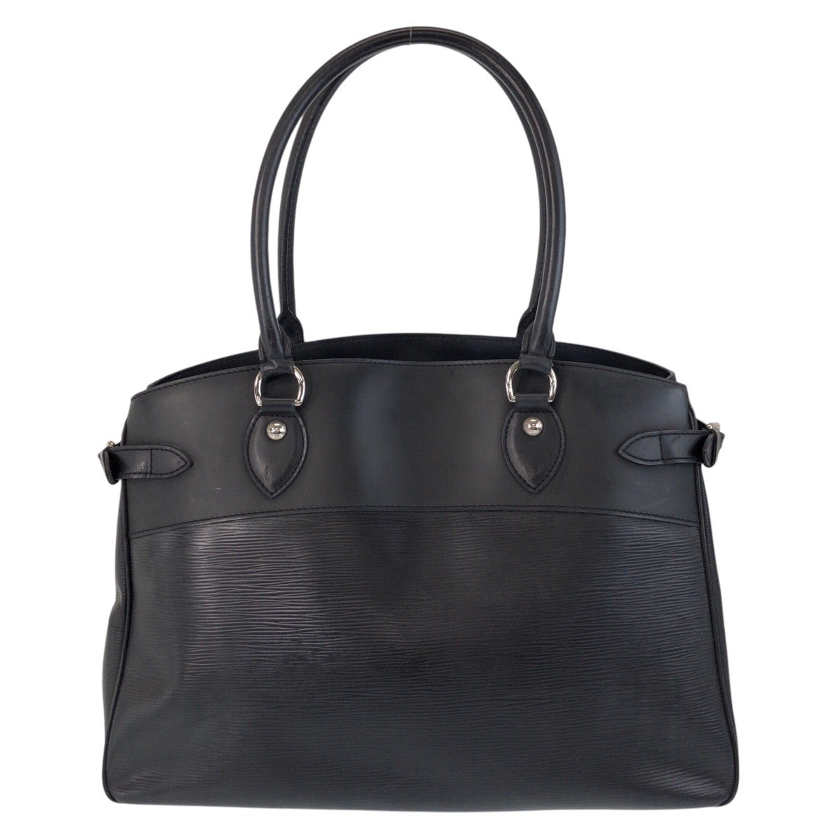 14686
LOUIS VUITTON ルイヴィトン エピ パッシーGM ノワール ブラック 黒 シルバー金具 レザー M59252 ショルダーバッグ  レディース