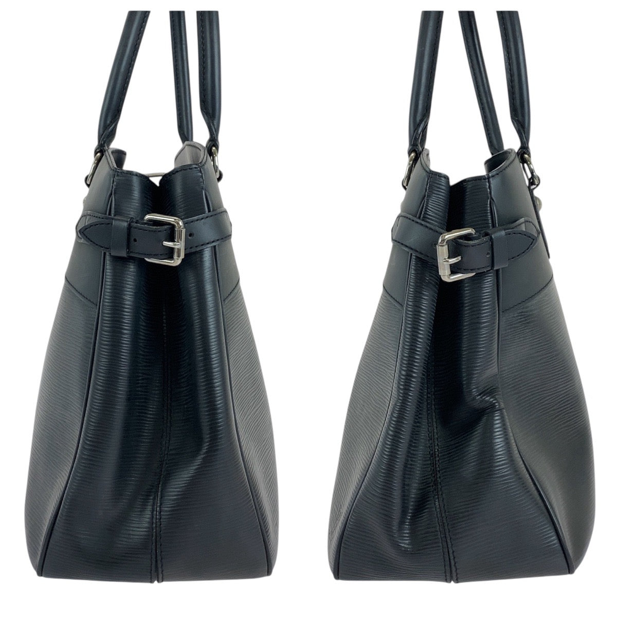 14686
LOUIS VUITTON ルイヴィトン エピ パッシーGM ノワール ブラック 黒 シルバー金具 レザー M59252 ショルダーバッグ  レディース