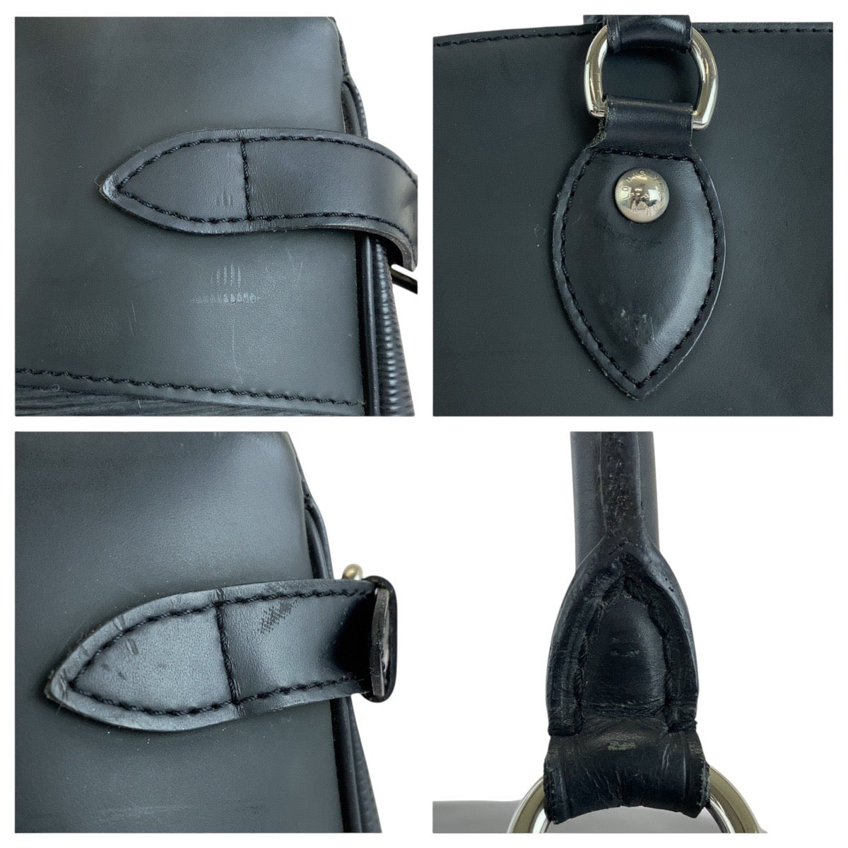 14686
LOUIS VUITTON ルイヴィトン エピ パッシーGM ノワール ブラック 黒 シルバー金具 レザー M59252 ショルダーバッグ  レディース