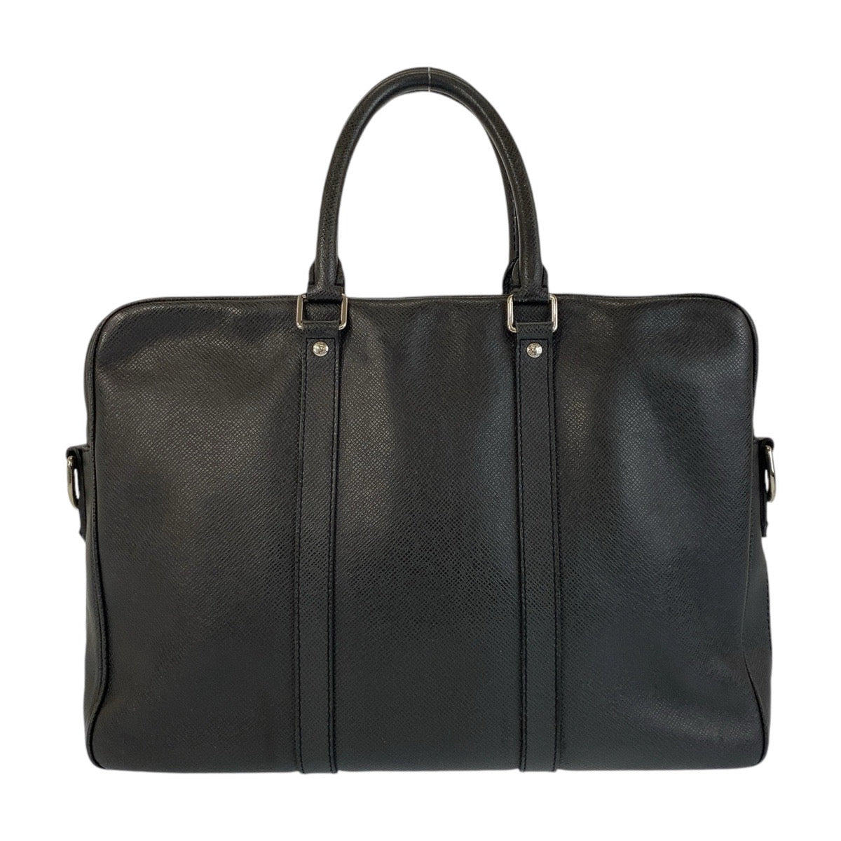 14693
LOUIS VUITTON ルイヴィトン タイガ ポルトドキュマン ヴォワヤージュ ノワール ブラック 黒 シルバー金具 レザー M33412 ビジネスバッグ ブリーフケース  メンズ