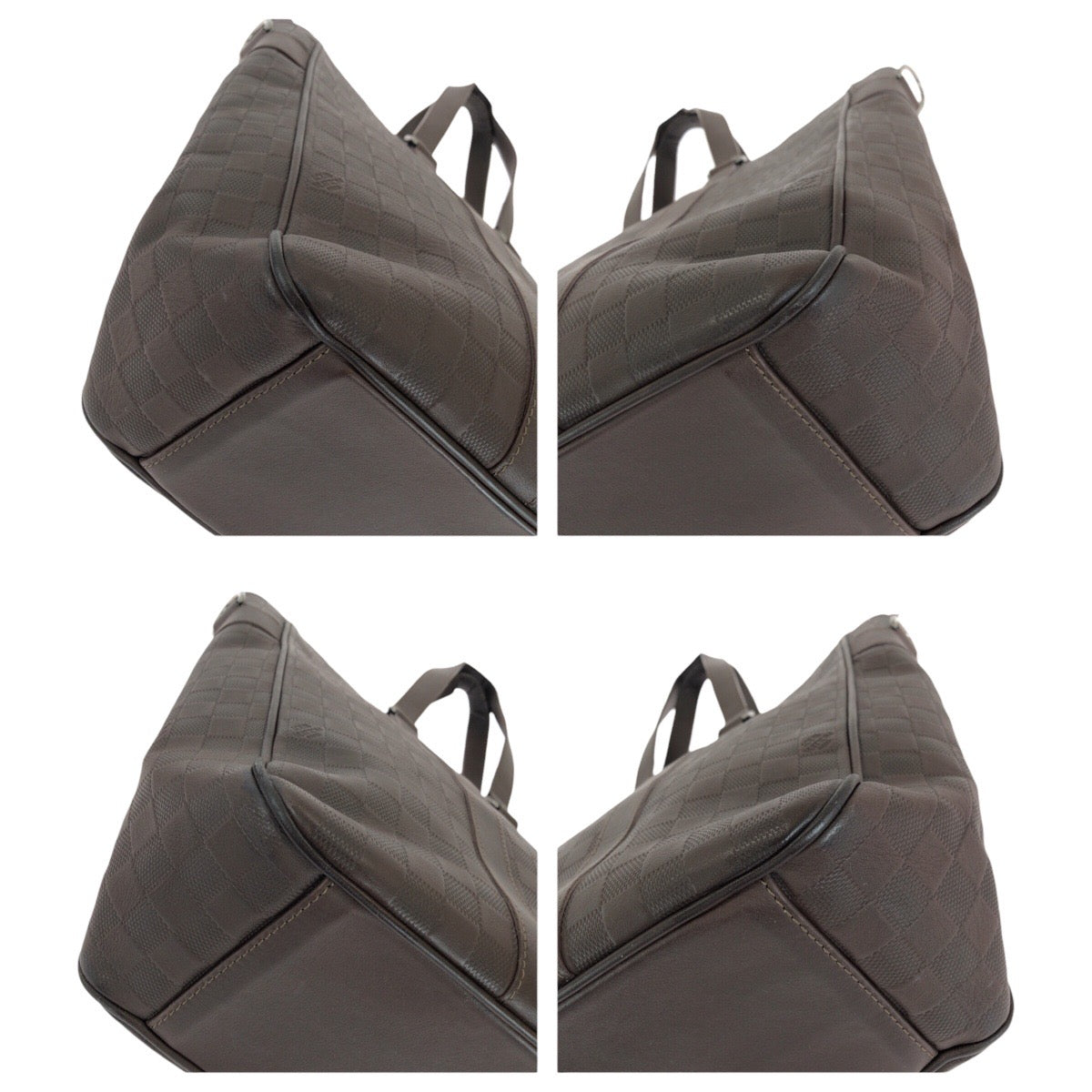 14694
LOUIS VUITTON ルイヴィトン ダミエ アンフィニ ネオ タダオ メテオール ブラウン ガンメタ金具 レザー N41229 ビジネスバッグ トートバッグ ショルダーバッグ 2way  メンズ