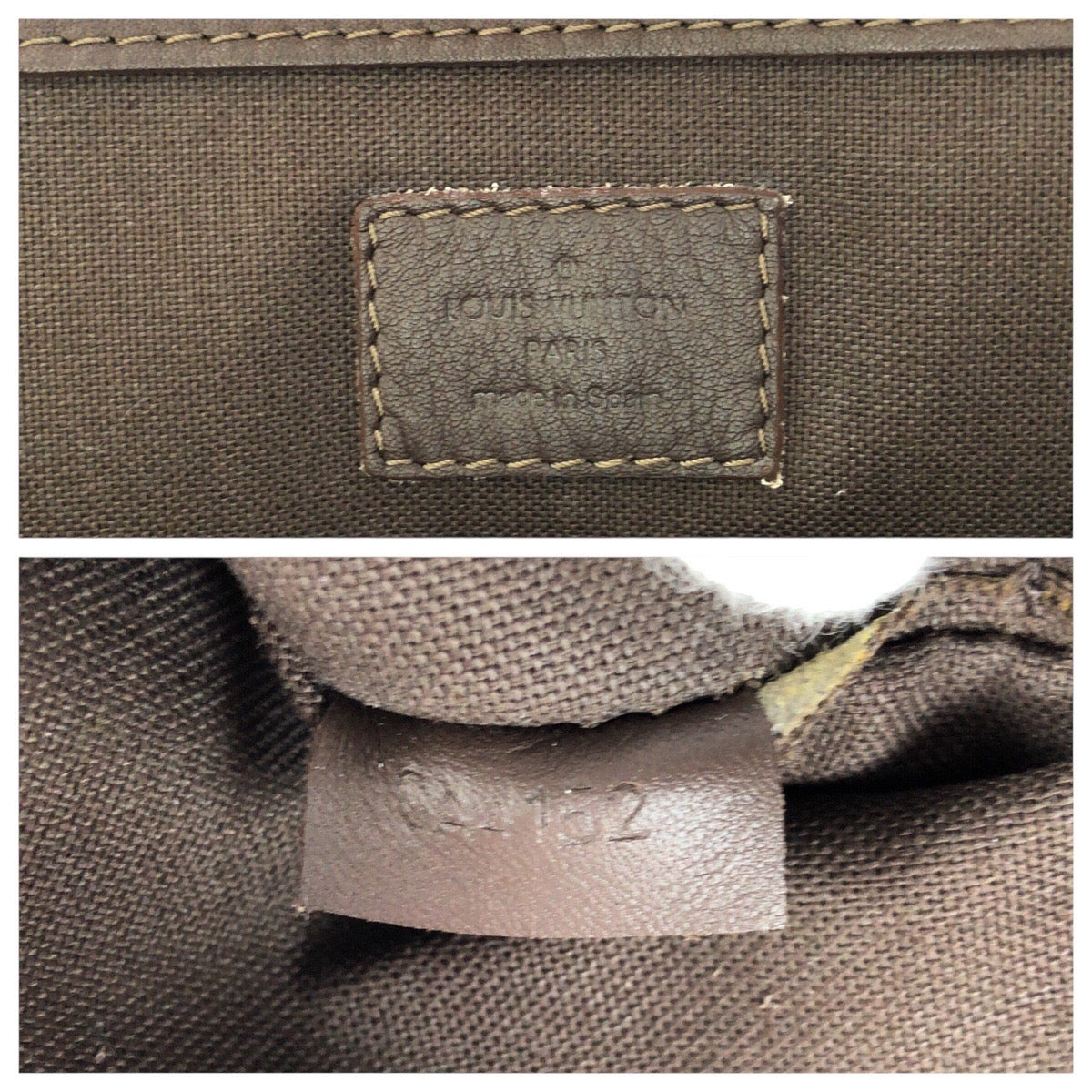 14694
LOUIS VUITTON ルイヴィトン ダミエ アンフィニ ネオ タダオ メテオール ブラウン ガンメタ金具 レザー N41229 ビジネスバッグ トートバッグ ショルダーバッグ 2way  メンズ