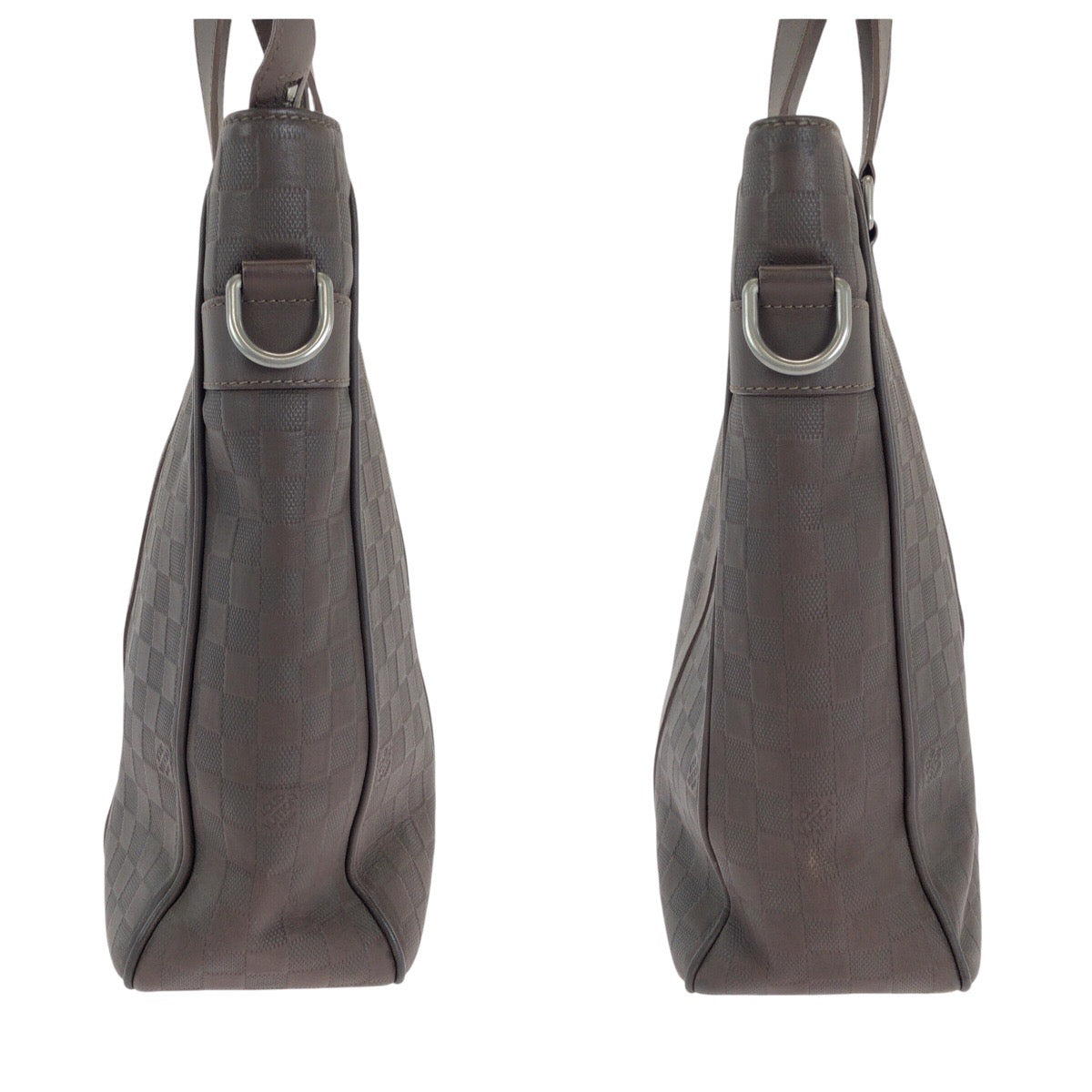 14694
LOUIS VUITTON ルイヴィトン ダミエ アンフィニ ネオ タダオ メテオール ブラウン ガンメタ金具 レザー N41229 ビジネスバッグ トートバッグ ショルダーバッグ 2way  メンズ