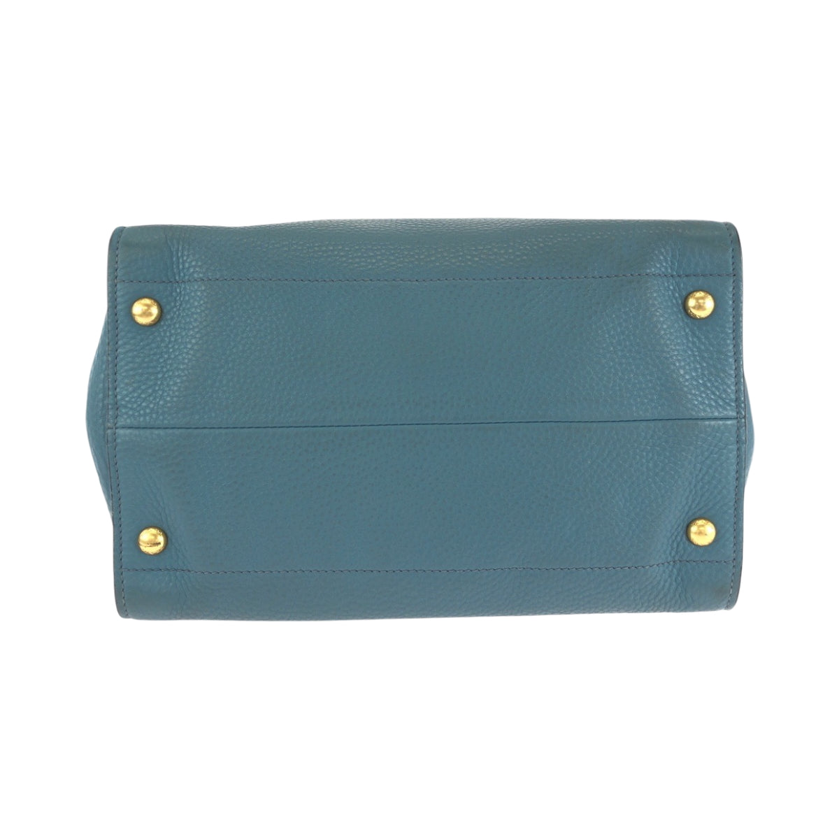 14695
PRADA プラダ ヴィッテロダイノ ブルー ゴールド金具 レザー BN2693 ショルダーバッグ ハンドバッグ 2way  レディース