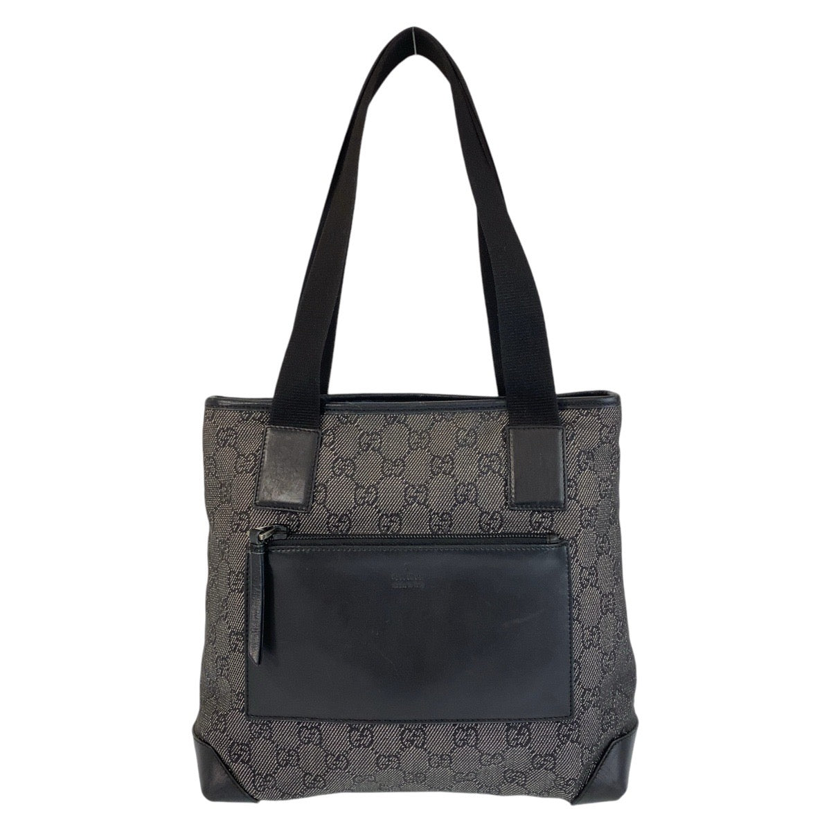 14698
GUCCI グッチ ブラック 黒 GGキャンバス / レザー 28893 トートバッグ ショルダーバッグ  レディース