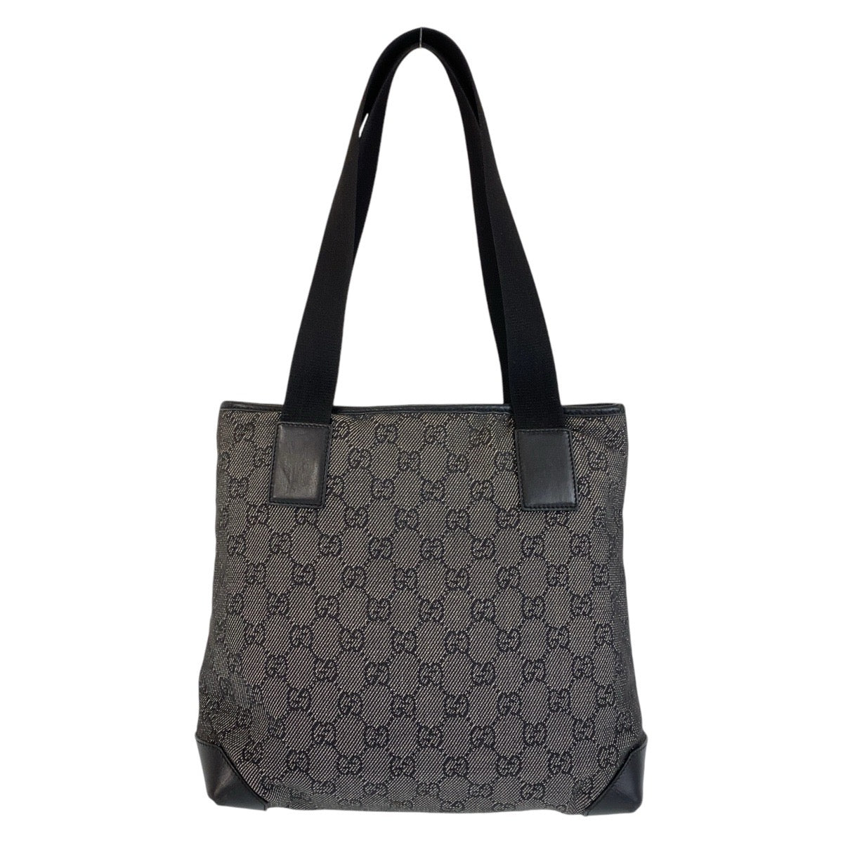 14698
GUCCI グッチ ブラック 黒 GGキャンバス / レザー 28893 トートバッグ ショルダーバッグ  レディース