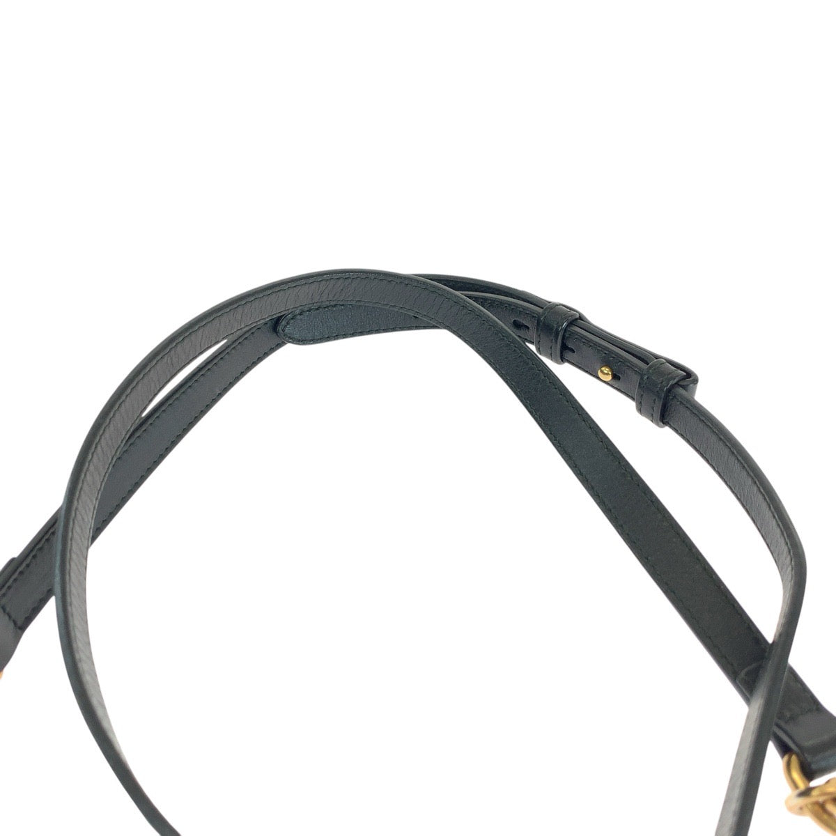 14701
GUCCI グッチ GGマーモント ブラック 黒 ゴールド金具 レザー 447632 ショルダーバッグ カメラバッグ  レディース