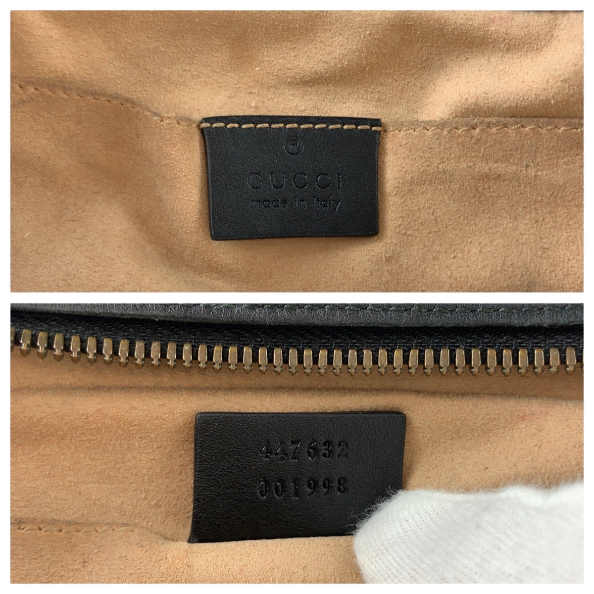 14701
GUCCI グッチ GGマーモント ブラック 黒 ゴールド金具 レザー 447632 ショルダーバッグ カメラバッグ  レディース