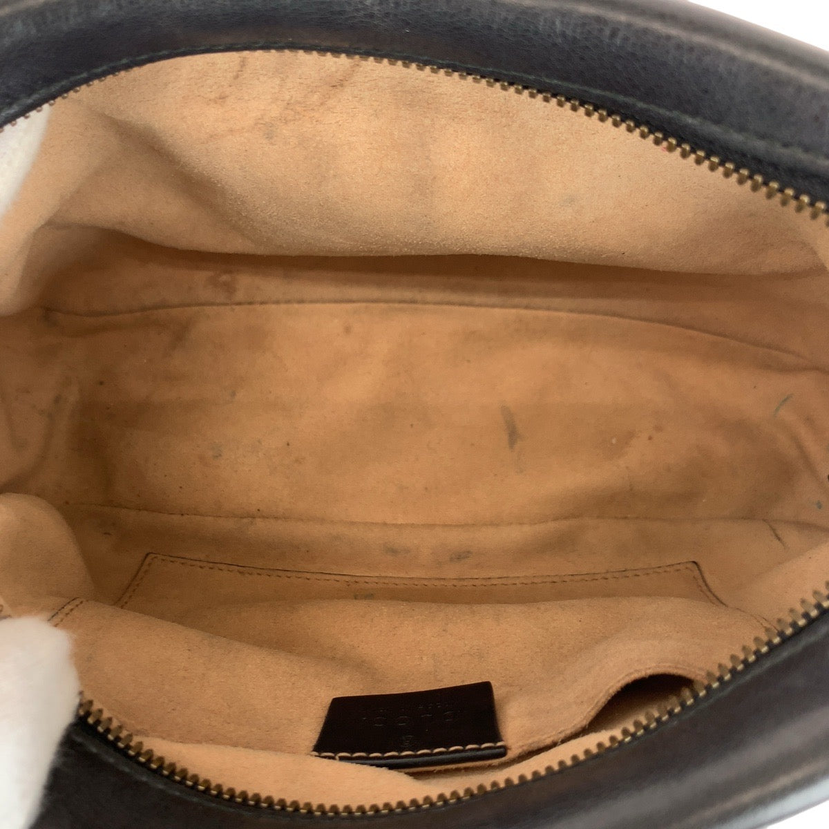 14701
GUCCI グッチ GGマーモント ブラック 黒 ゴールド金具 レザー 447632 ショルダーバッグ カメラバッグ  レディース