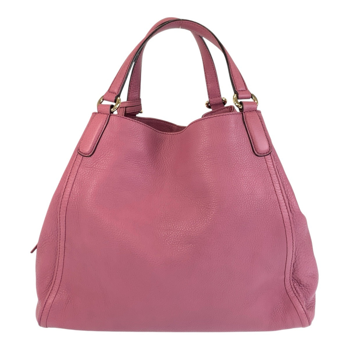 14704
GUCCI グッチ ソーホー インターロッキング ピンク ゴールド金具 レザー 282309 トートバッグ ショルダーバッグ  レディース