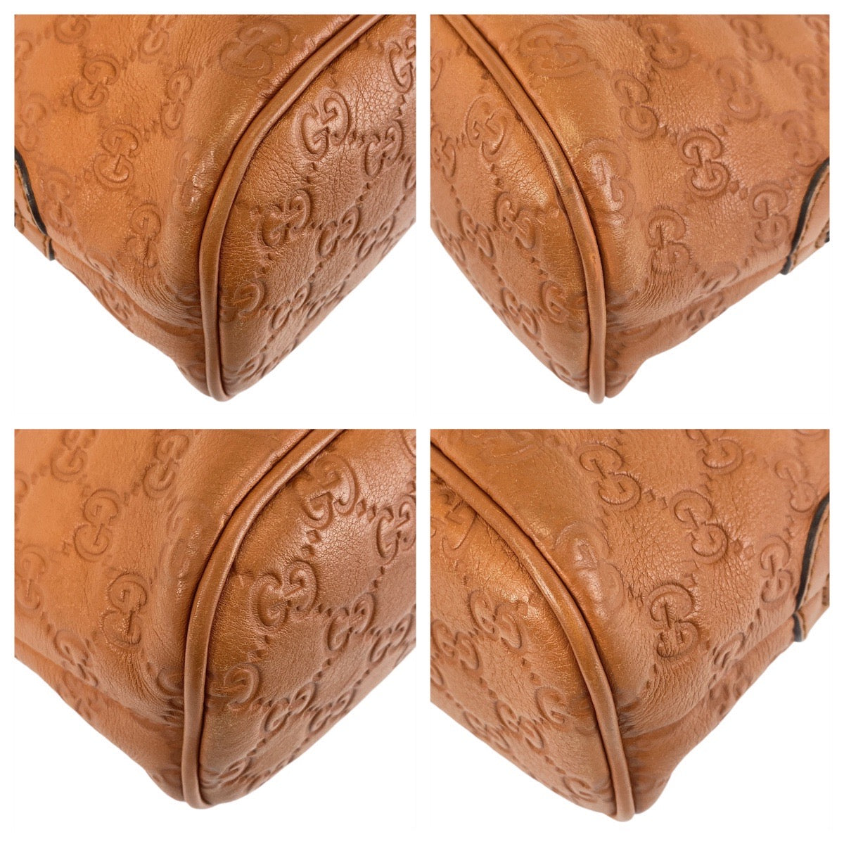 14706
GUCCI グッチ グッチシマ キャメル ブラウン シルバー金具 レザー 341504 ハンドバッグ 斜め掛け ショルダーバッグ 2way  レディース