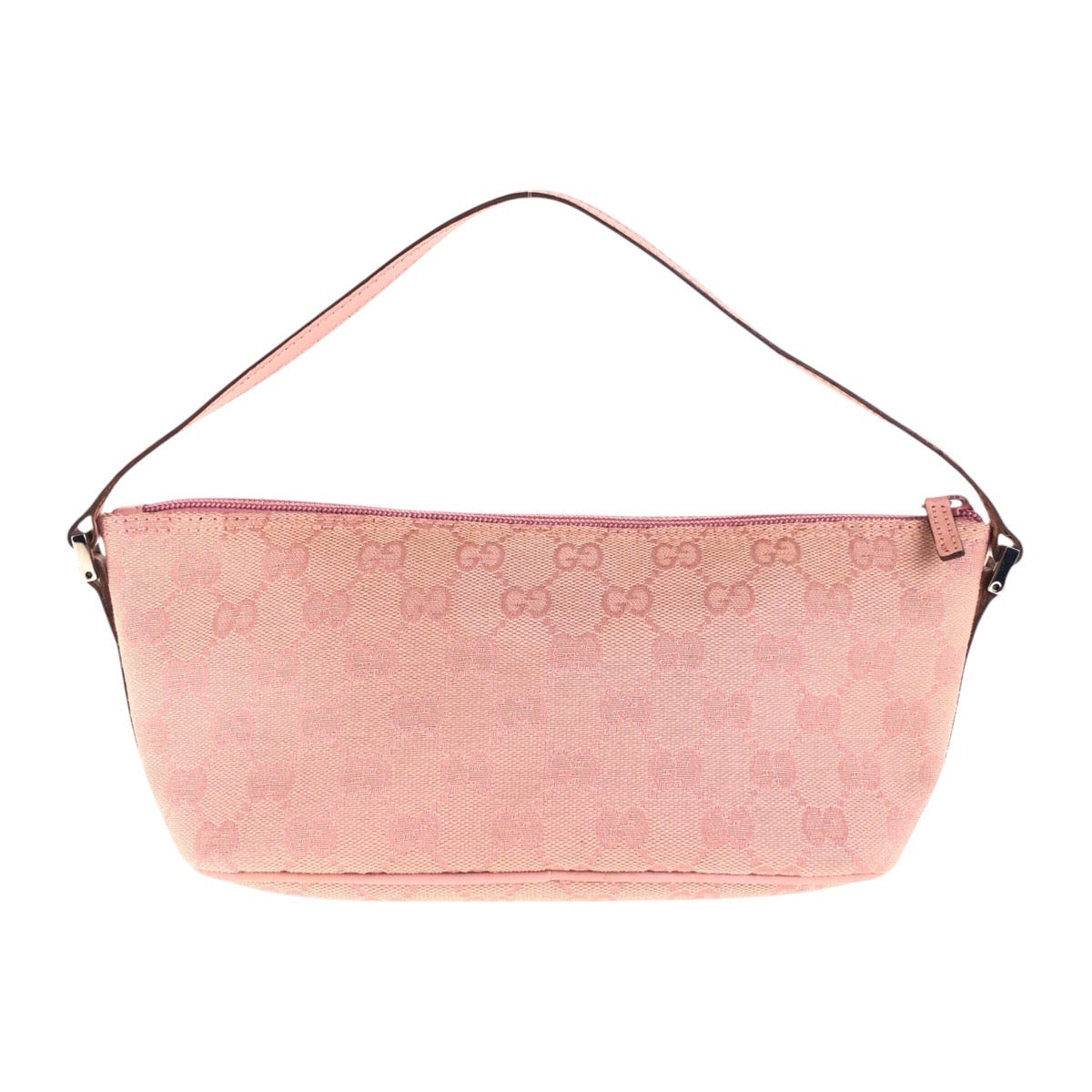 14719
GUCCI グッチ ピンク シルバー金具 GGキャンバス 039 1103 ハンドバッグ アクセサリーポーチ  レディース