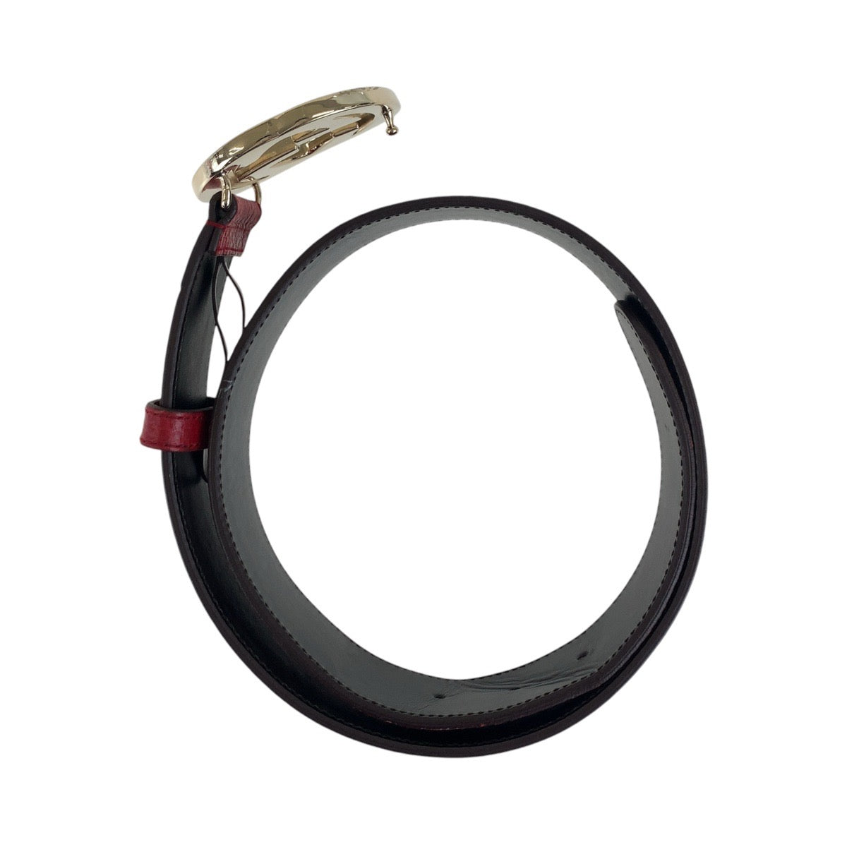 14723
GUCCI グッチ シェリーライン インターロッキング 75cm/30インチ レッド ネイビー ゴールド金具 キャンバス / レザー 114876 ベルト 男女兼用  メンズ