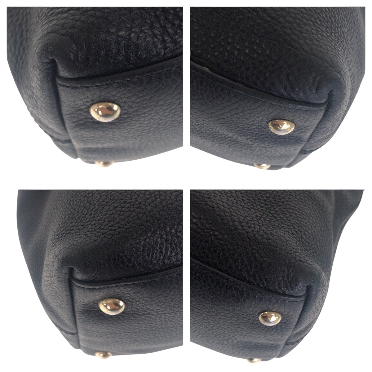 14726
GUCCI グッチ ソーホー フリンジ ブラック 黒 ゴールド金具 レザー 308386 トートバッグ ハンドバッグ  レディース