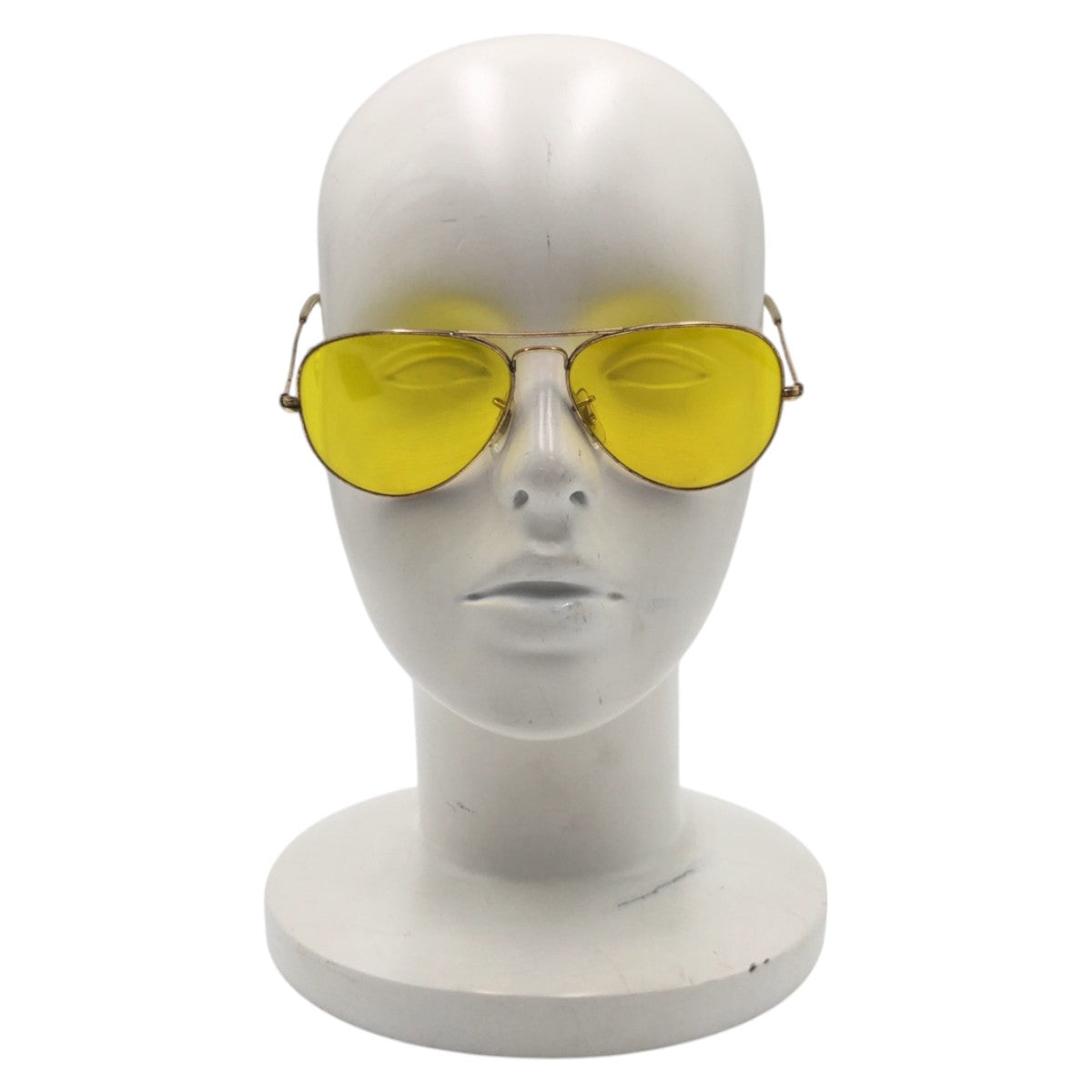 14727
Ray-Ban レイバン ヴィンテージ B&L RAY-BAN U.S.A アビエーター イエロー ゴールド メタル サングラス ティアドロップ  メンズ