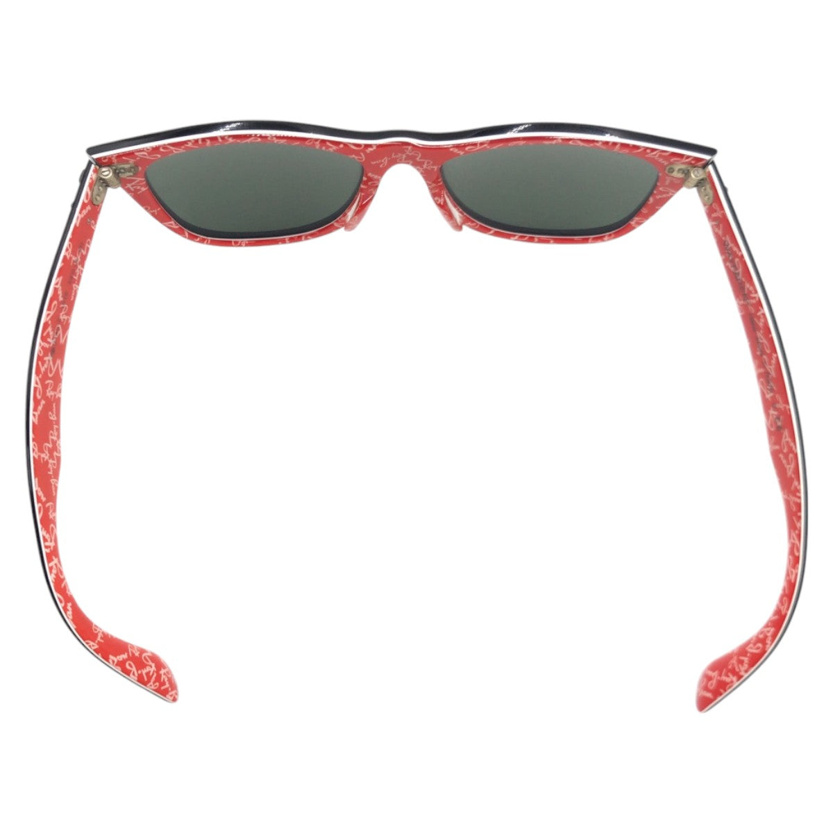 14728
Ray-Ban レイバン ウェイファーラー ブラック 黒 レッド プラスチック RB2140-F 1016 5418 3N サングラス ウェリントン  メンズ